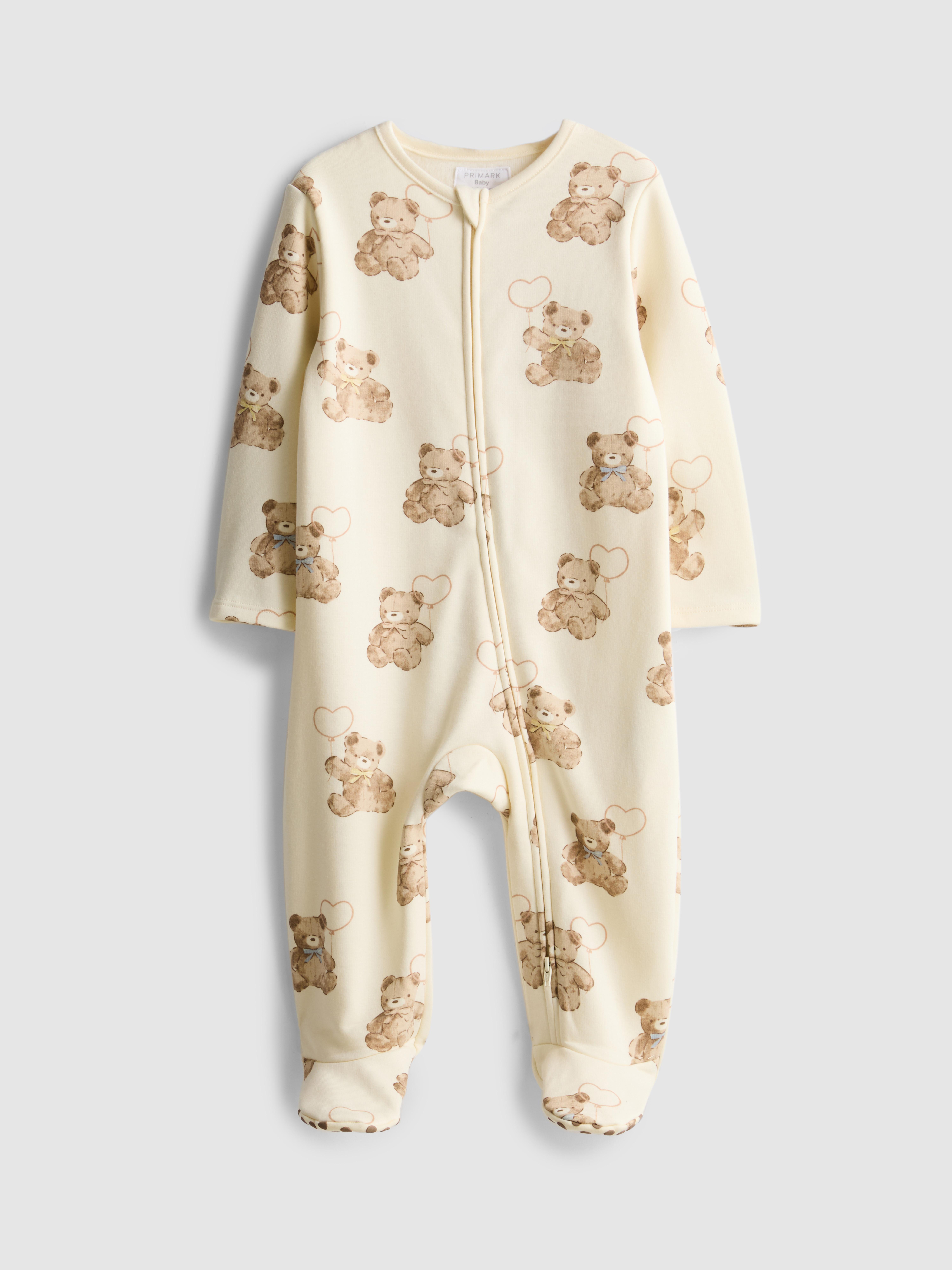 0-24 meses | Pijama fecho correr gráfico ursinho