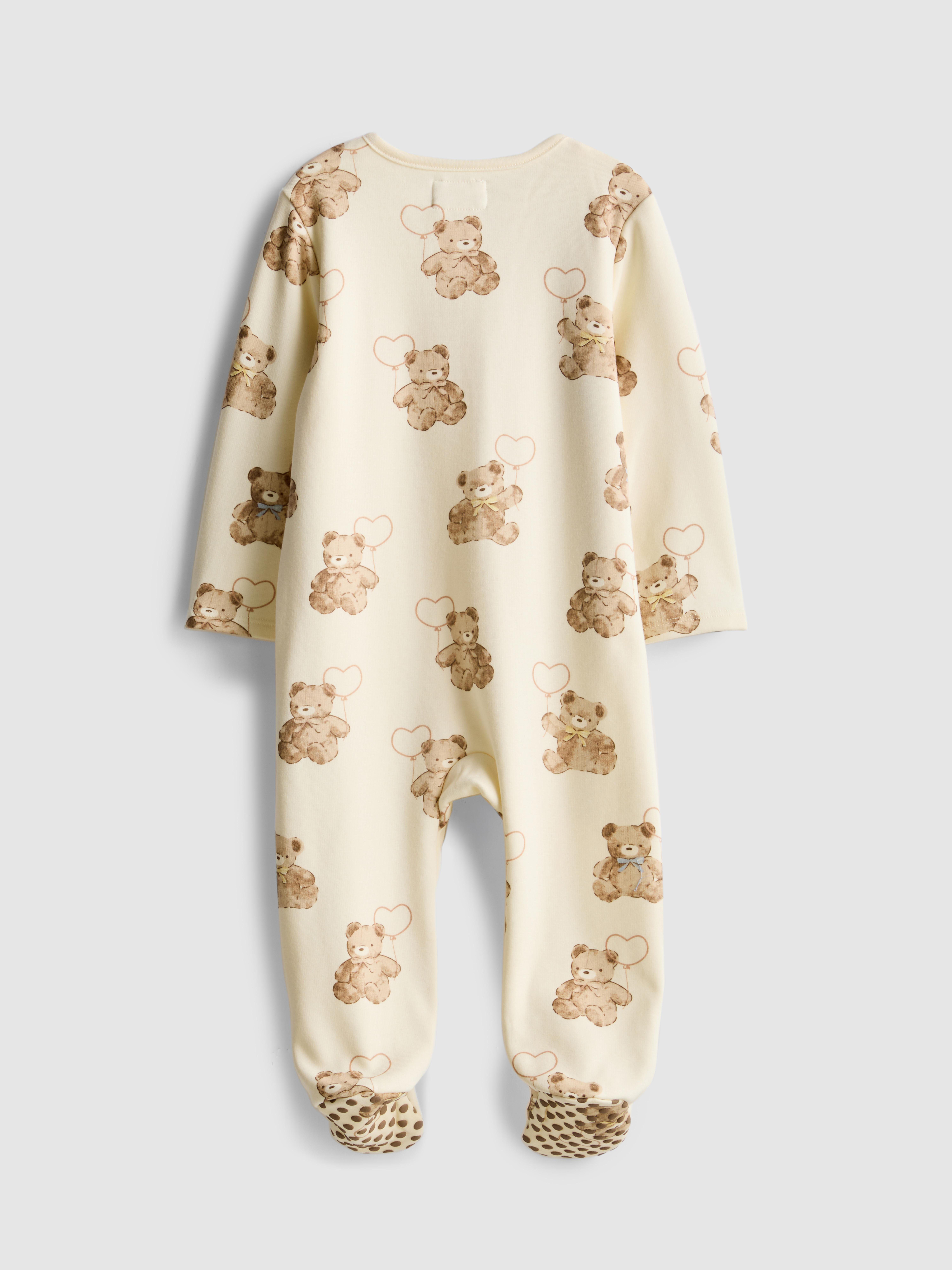 0-24 meses | Pijama fecho correr gráfico ursinho