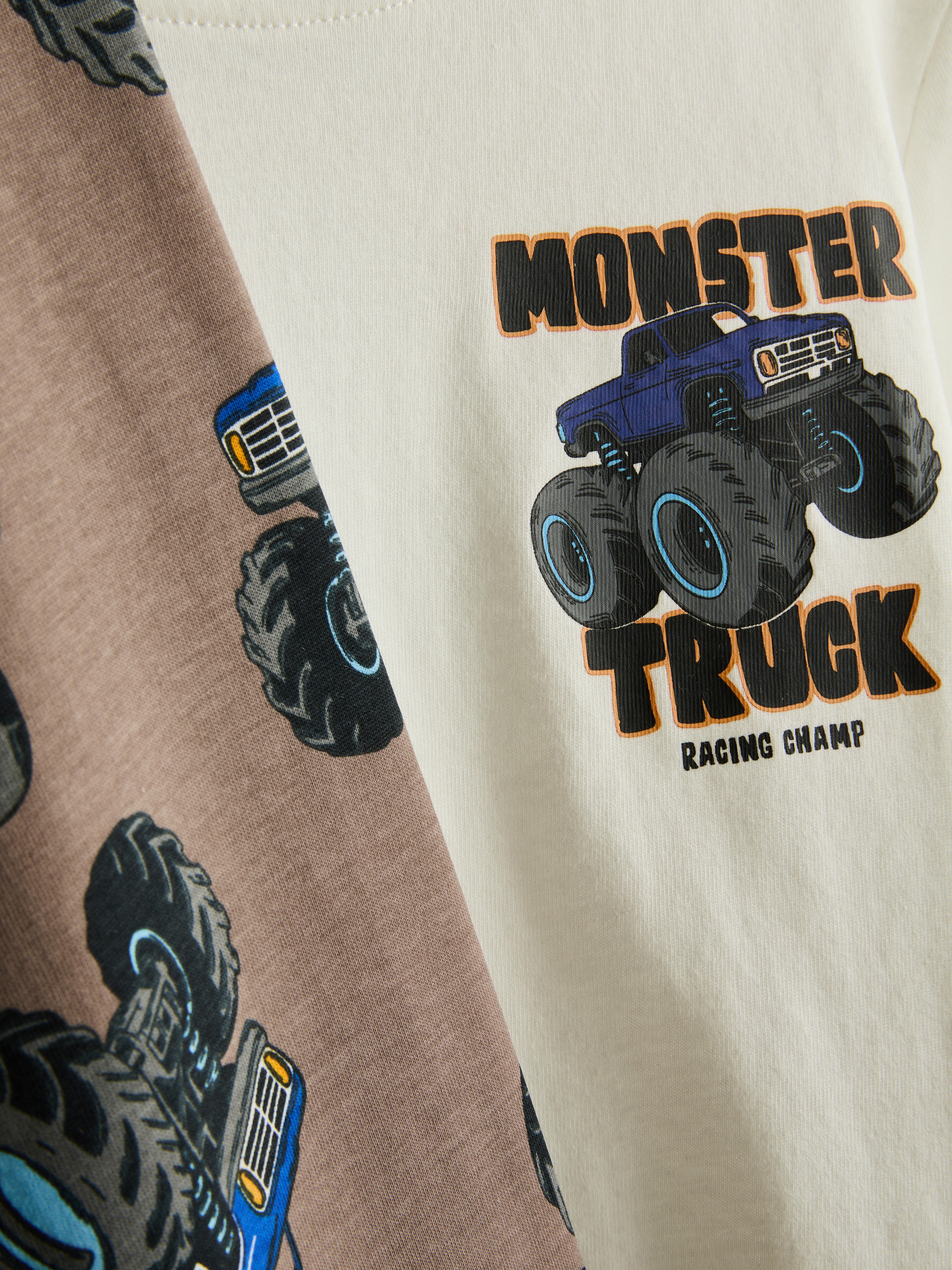 1–9 ans | 2 pyjamas en pur coton à motif monster truck