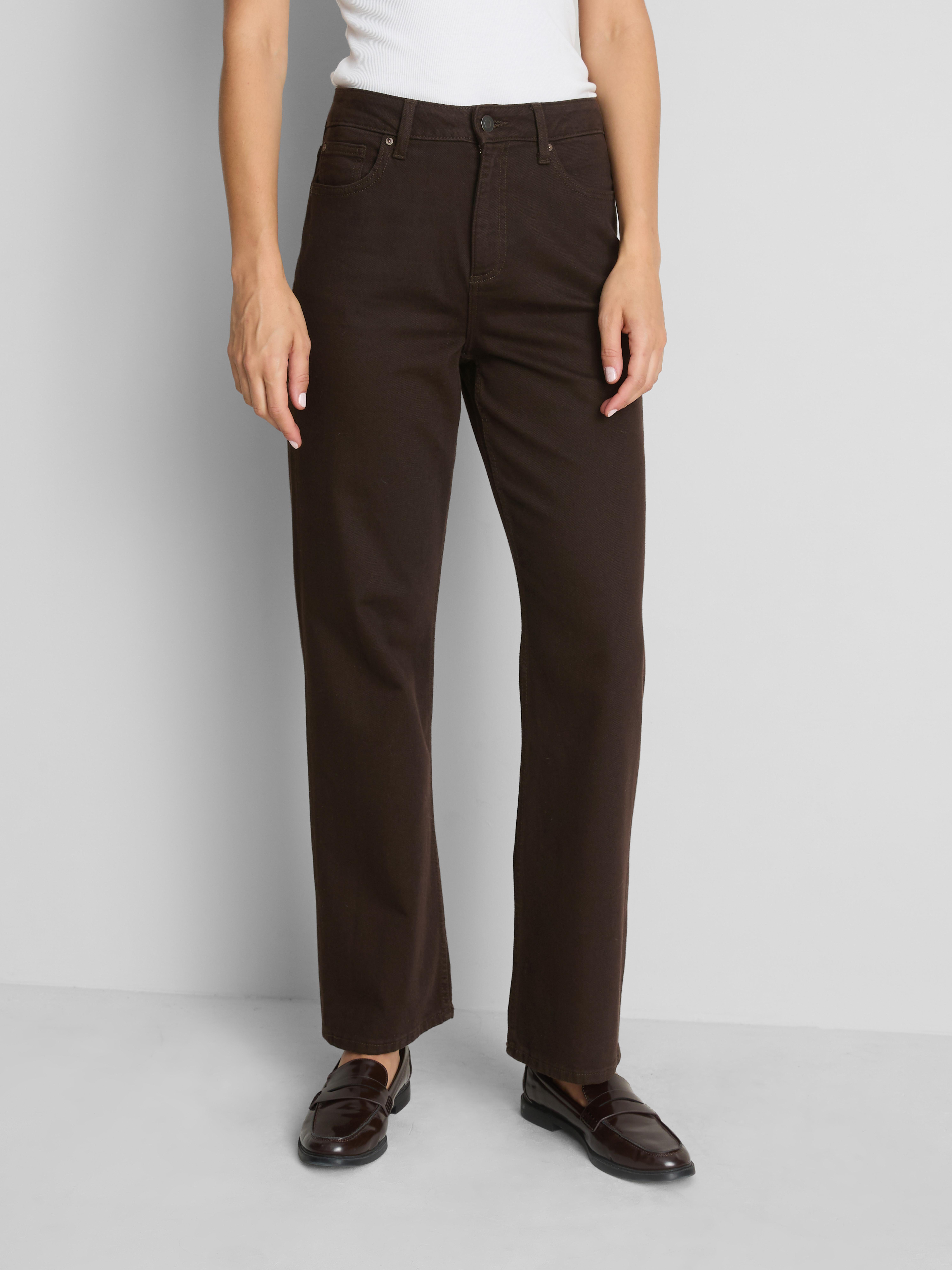 Cotton-Rich Straight-Leg Jeans
