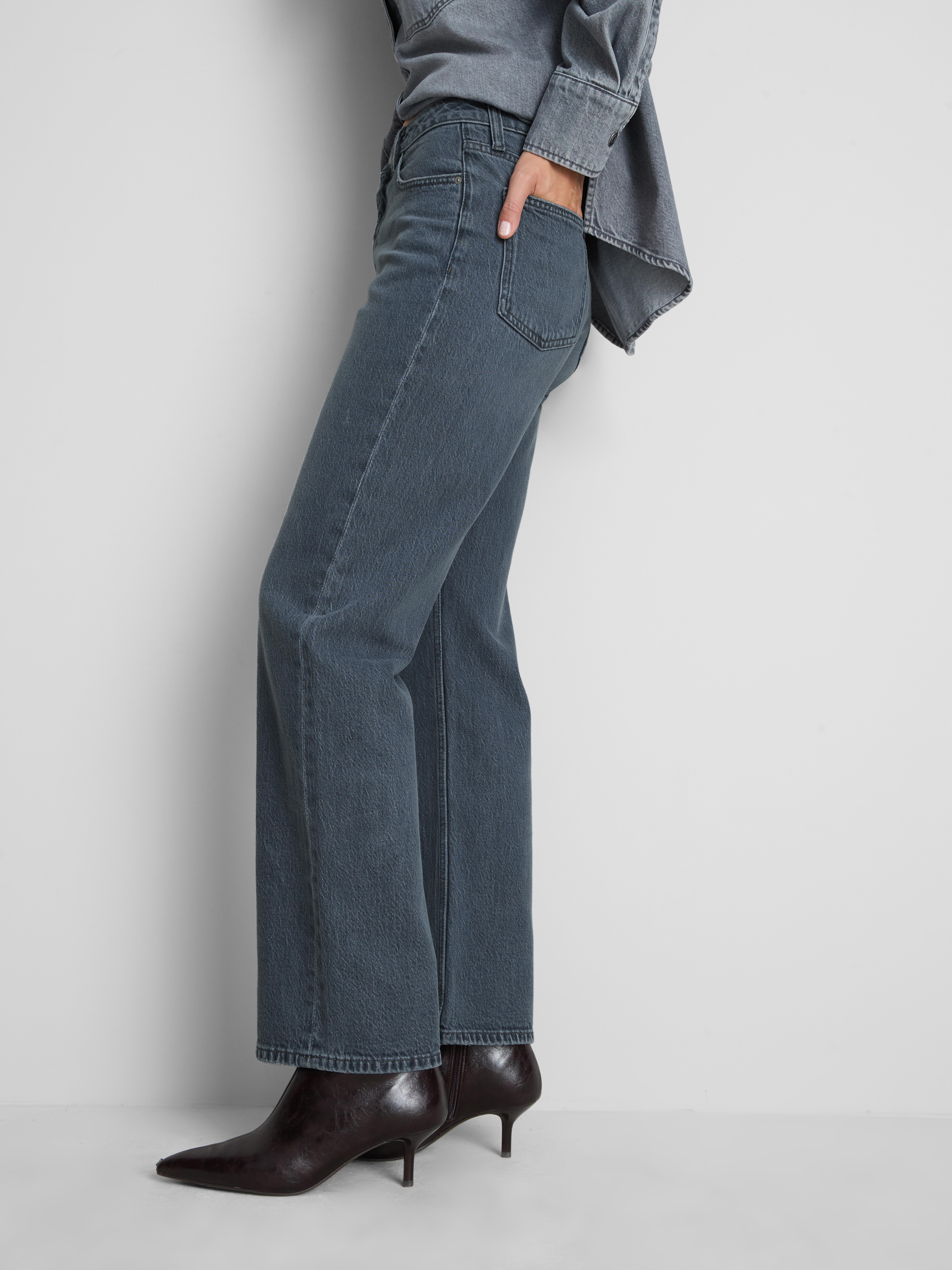 Cotton-Rich Straight-Leg Jeans