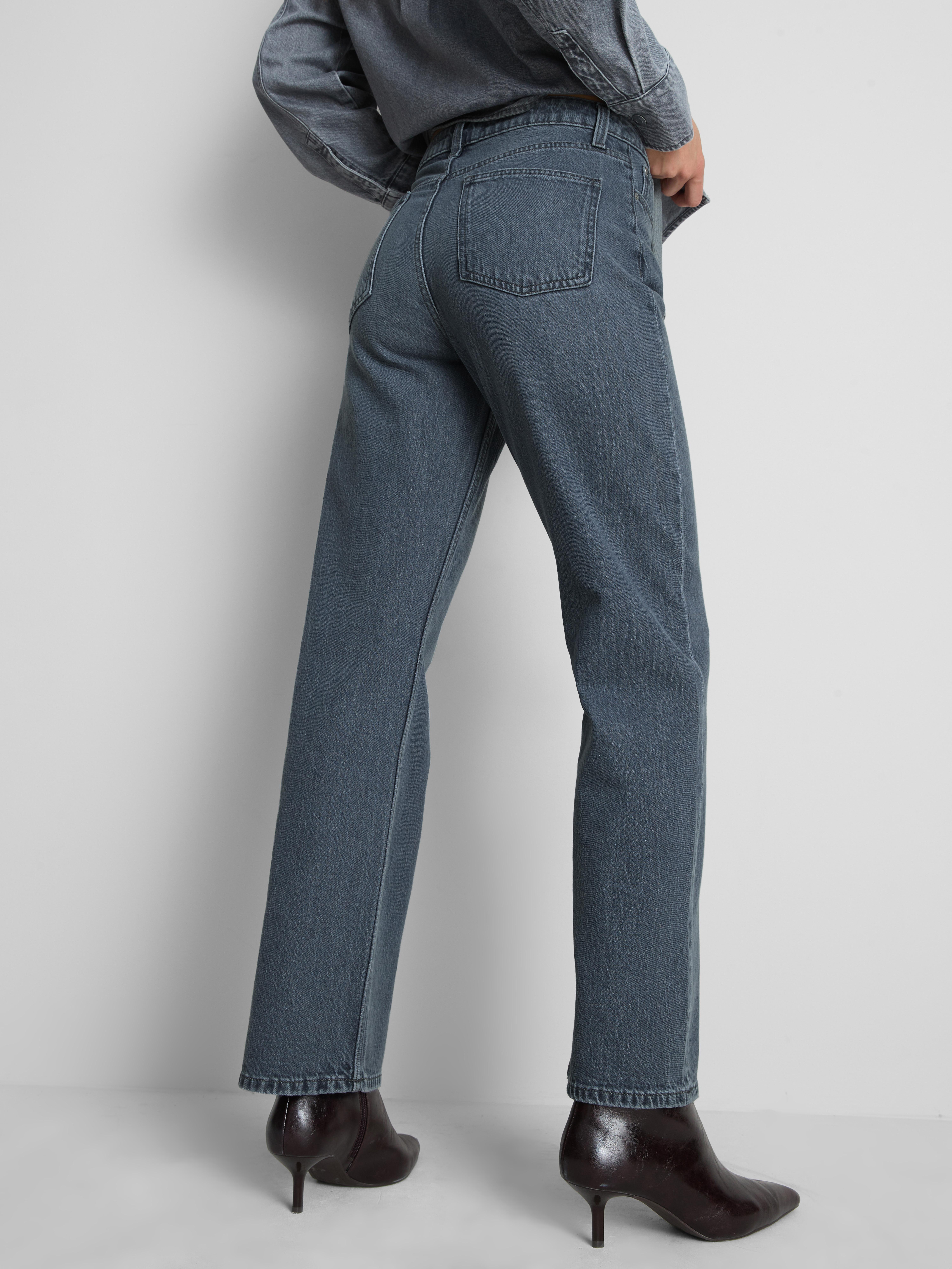 Cotton-Rich Straight-Leg Jeans