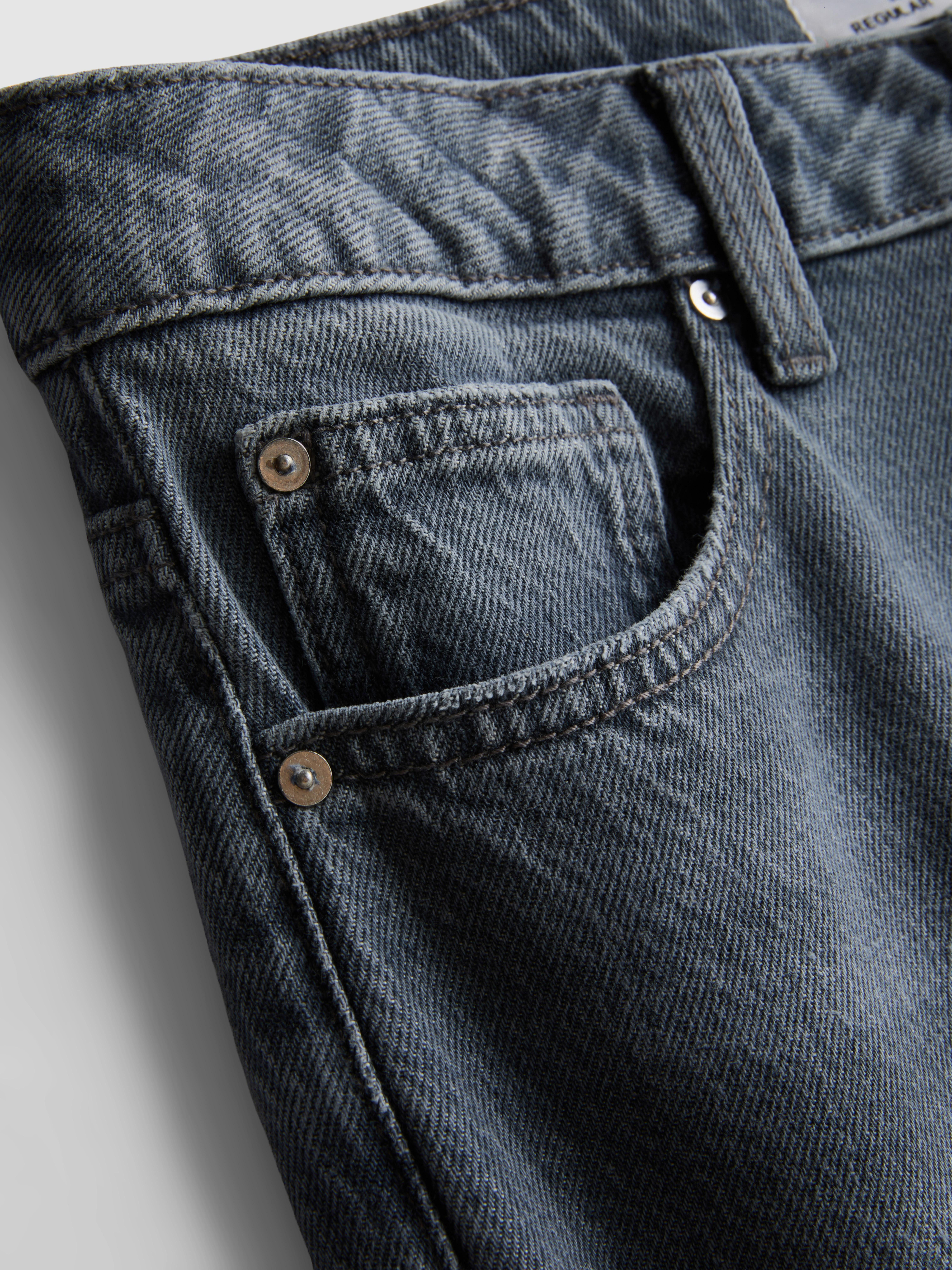 Cotton-Rich Straight-Leg Jeans