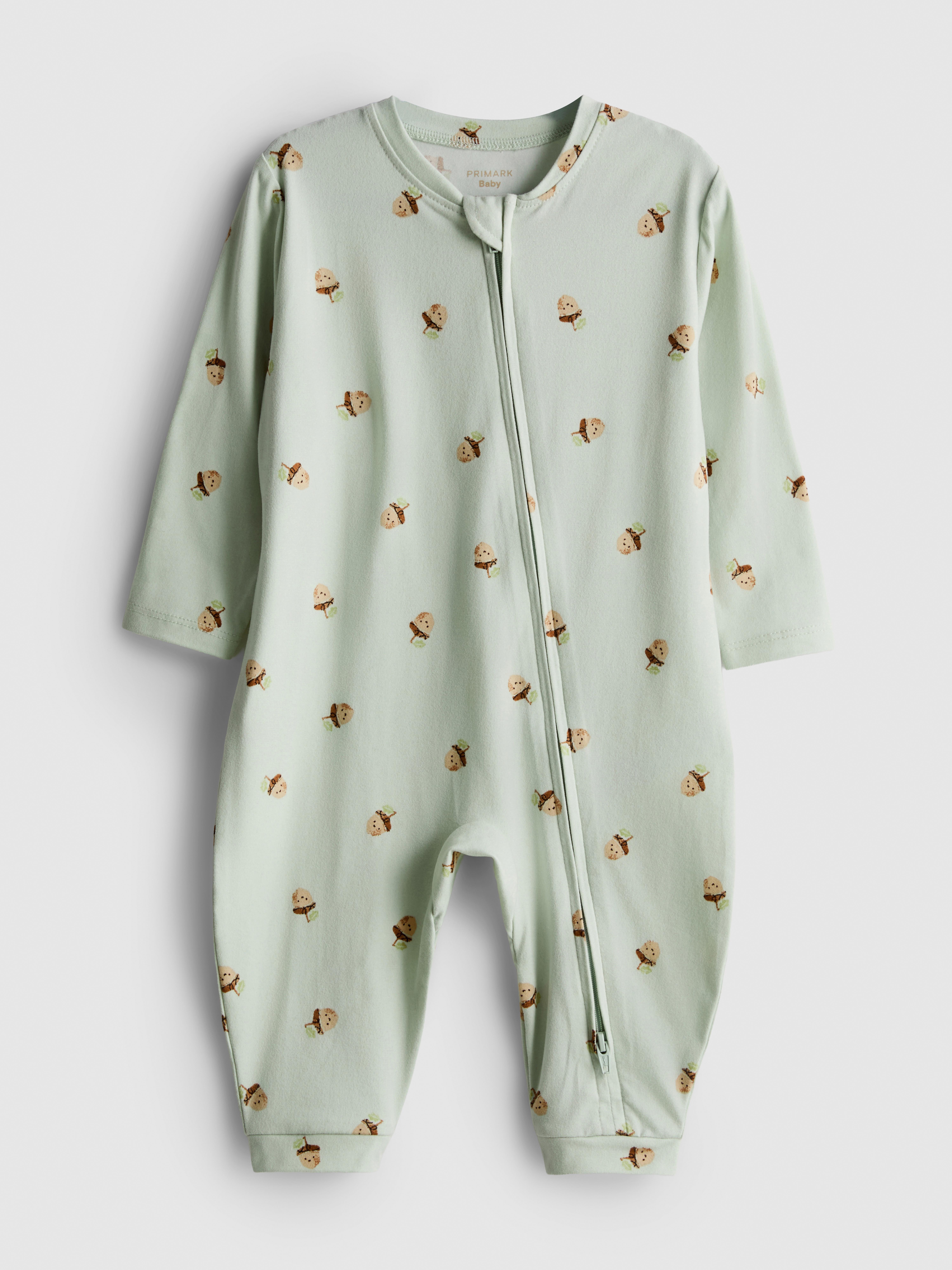 0-24mths | Acorn Graphic Zip-Up Sleeper