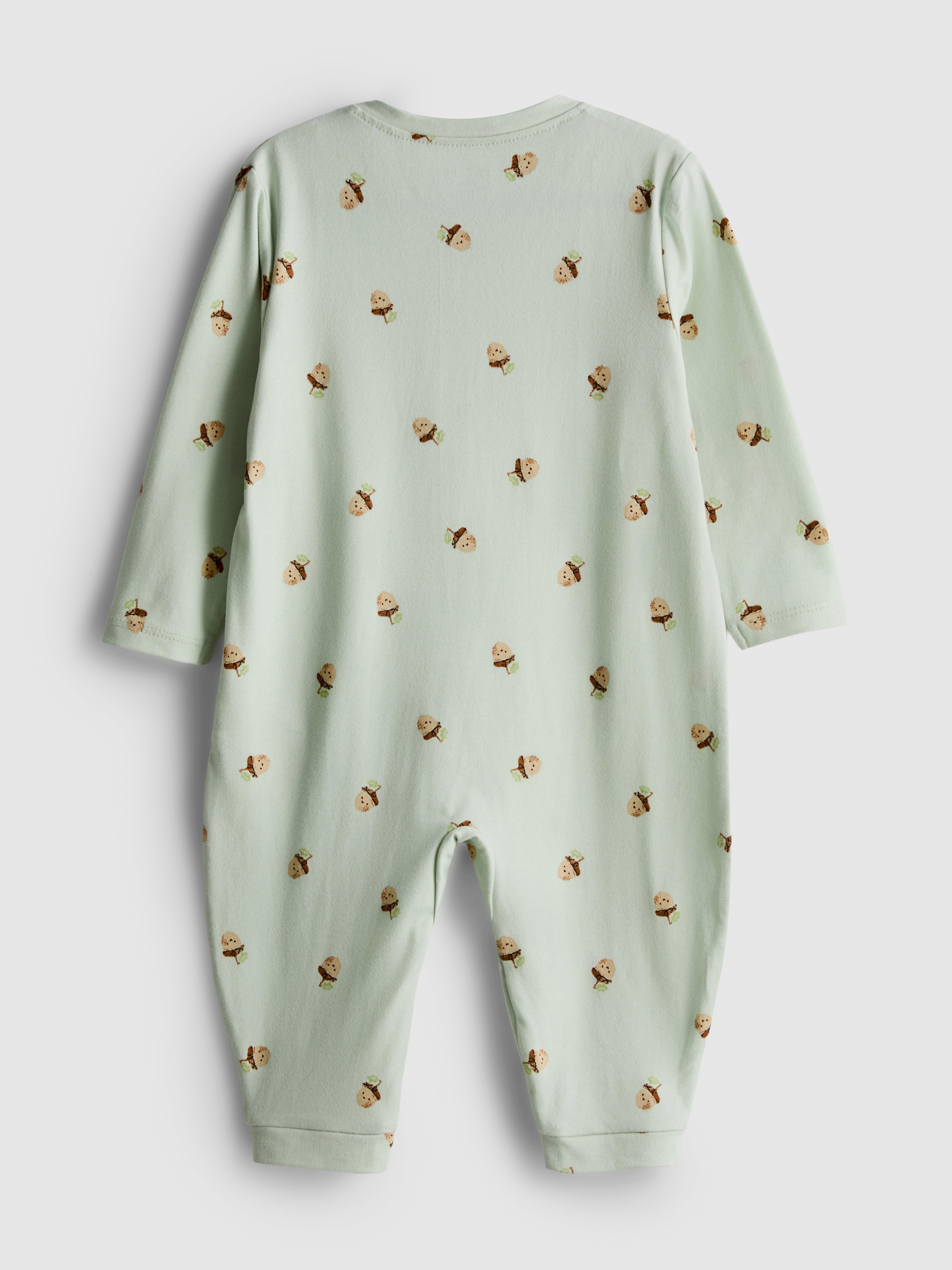 0-24mths | Acorn Graphic Zip-Up Sleeper