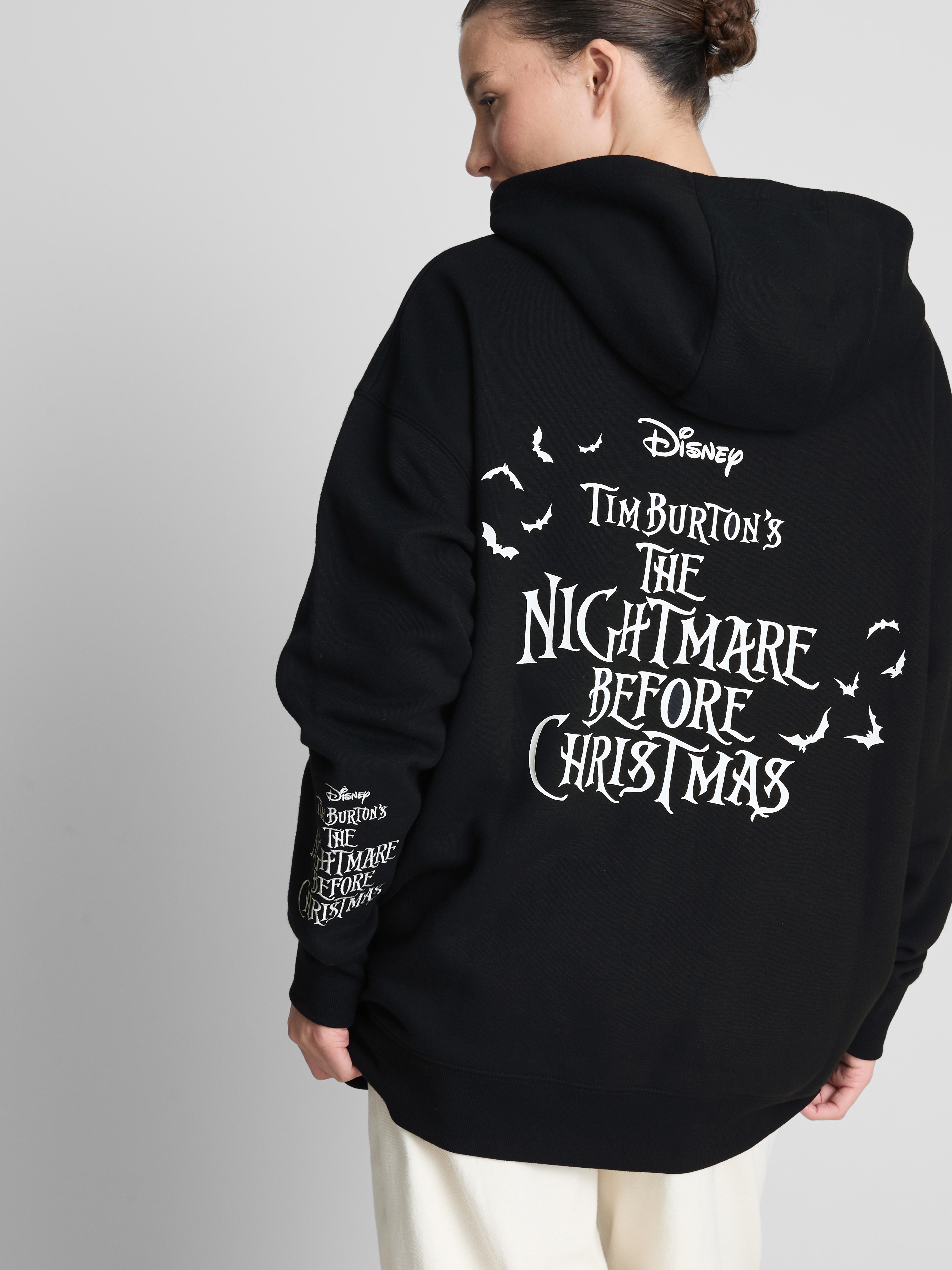 Disney Tim Burton's The Nightmare Before Christmas Graphic Zip Hoodie