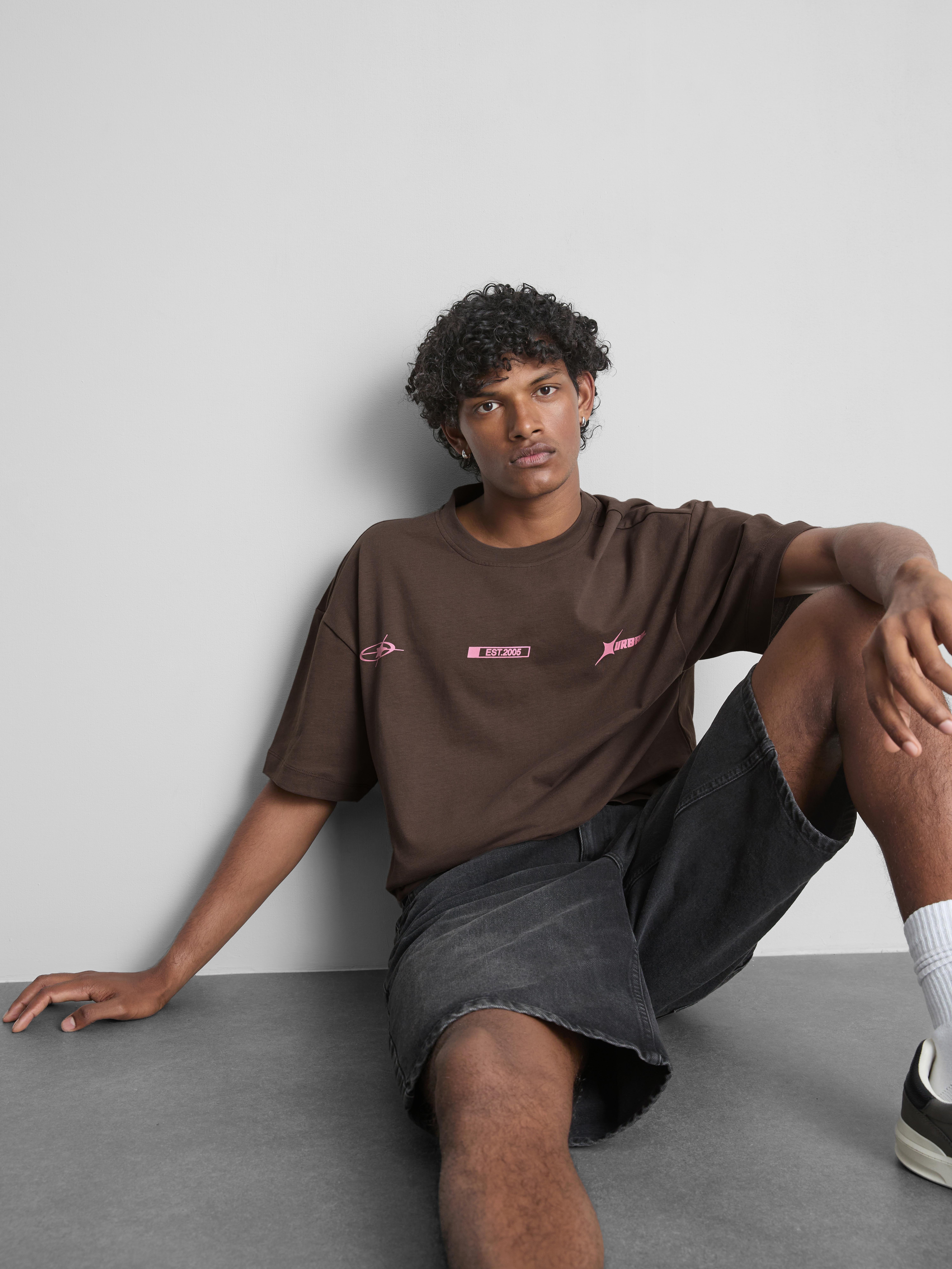 Oversized-T-Shirt mit Grafik