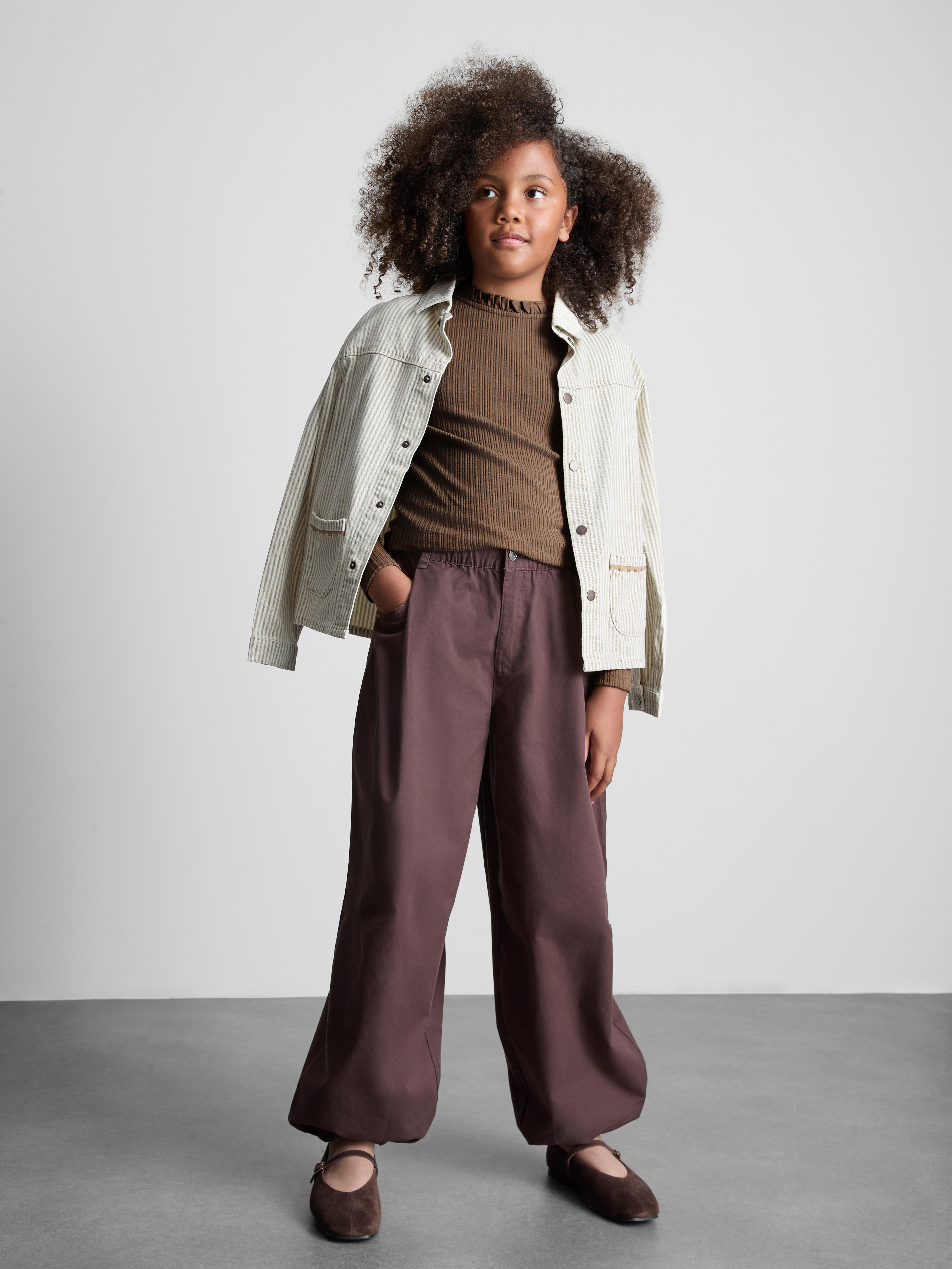 1-12yrs | The Edit Cotton Rich Pointelle Long Sleeve T-Shirt