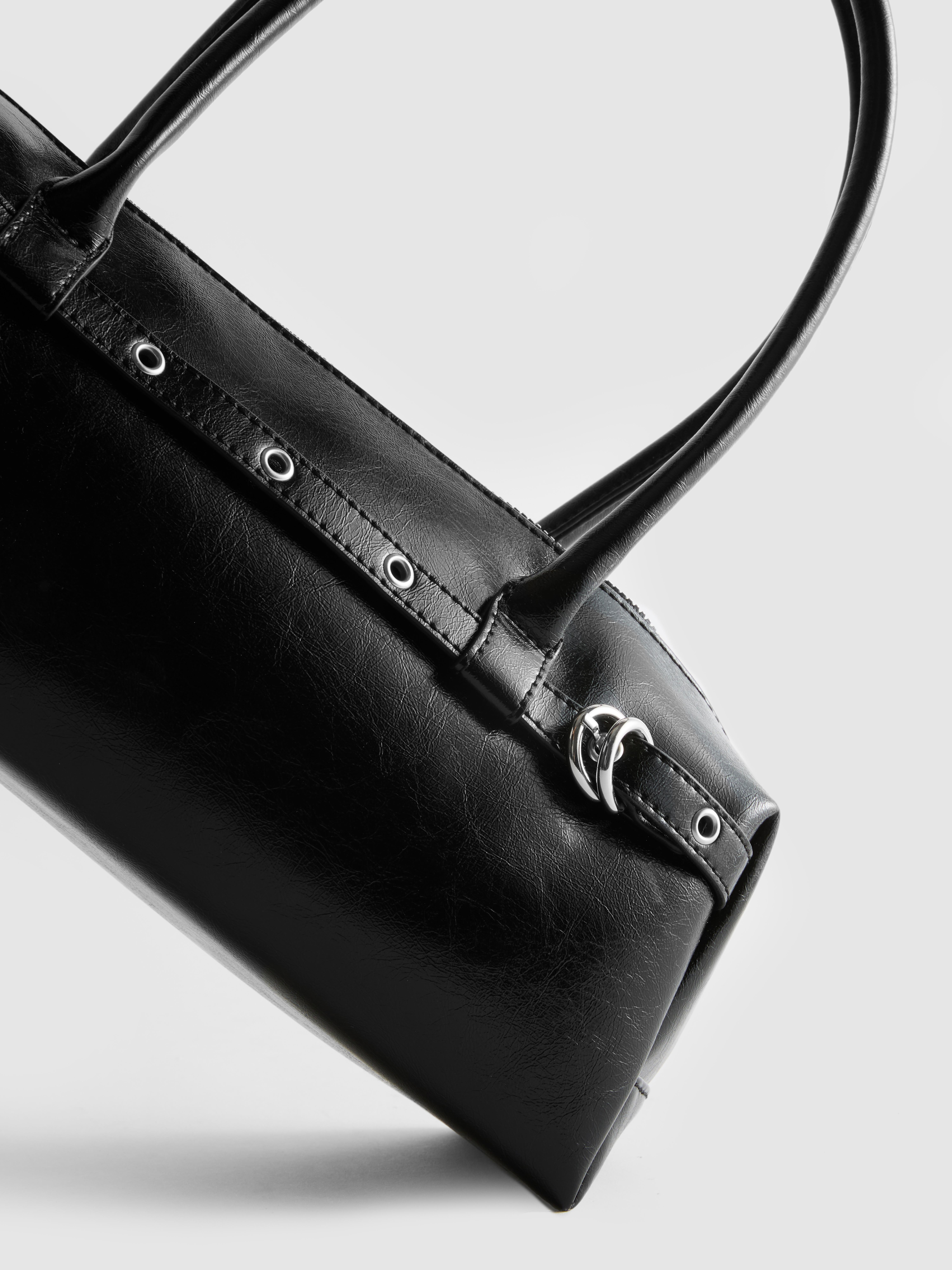 Eyelet Detail Shoulder Bag