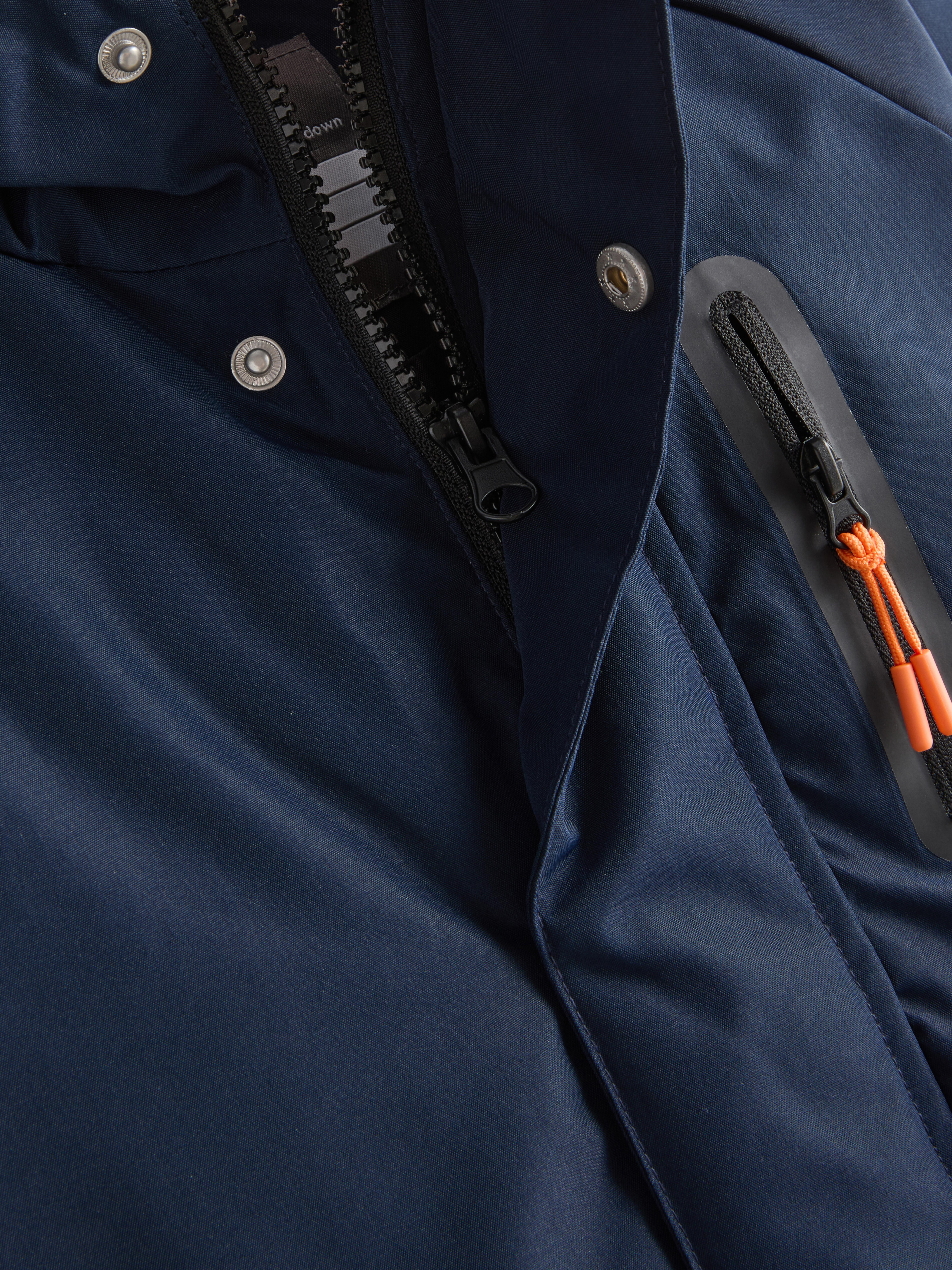Boys Navy 1-9yrs | Hooded Zip-Up Padded Jacket | Primark