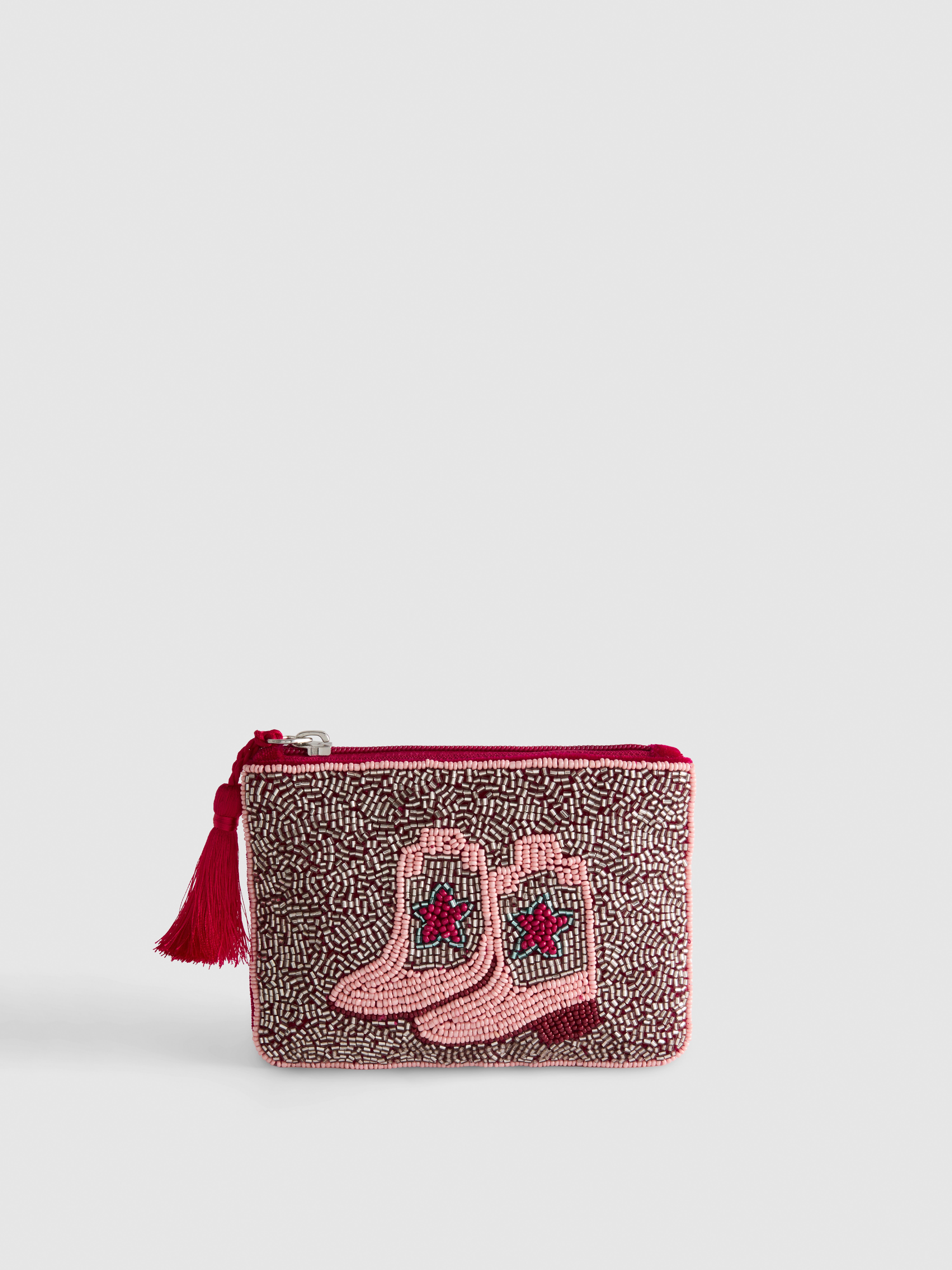 Western Boot Beaded Purse