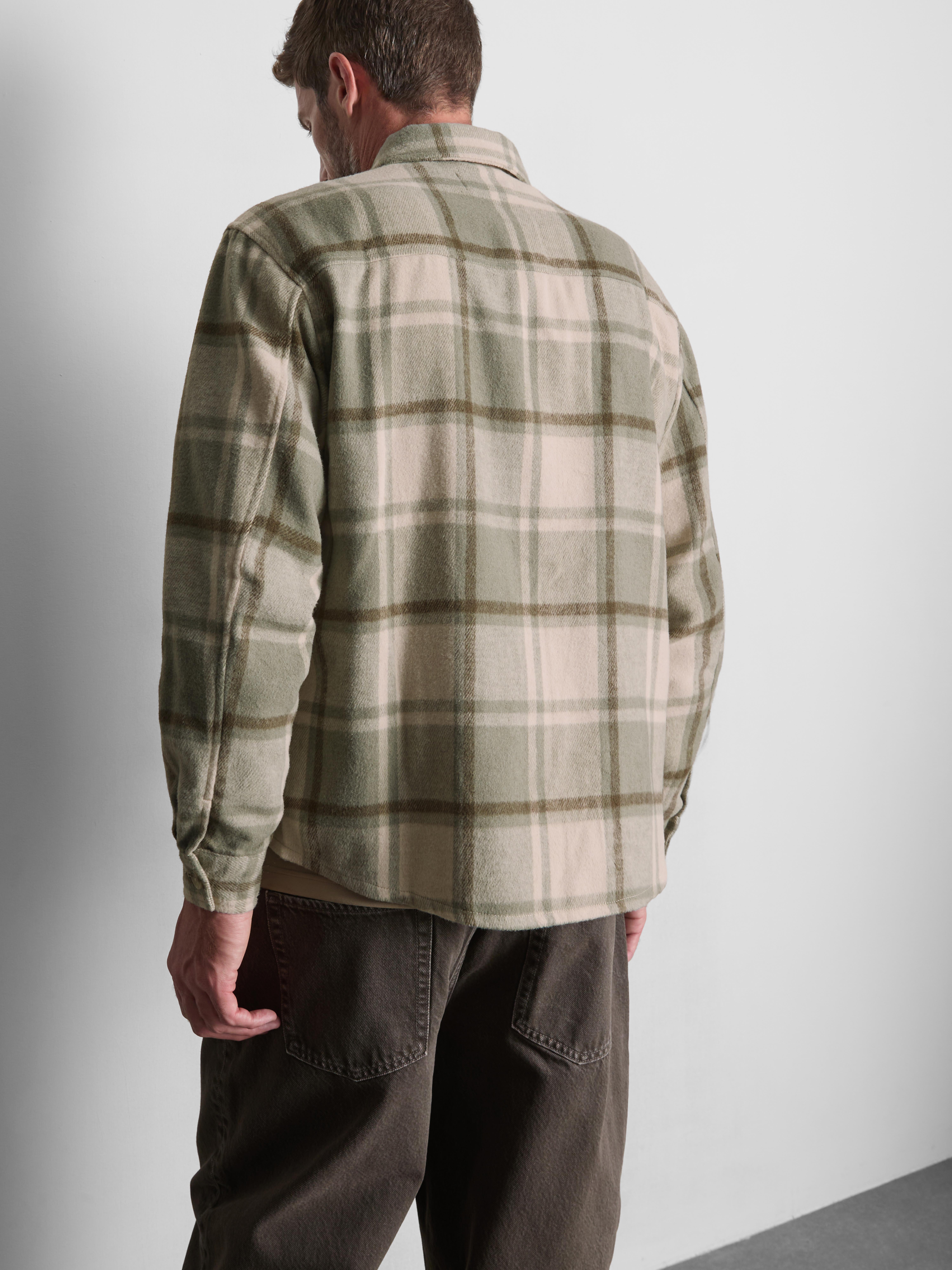 Check Button-Up Overshirt