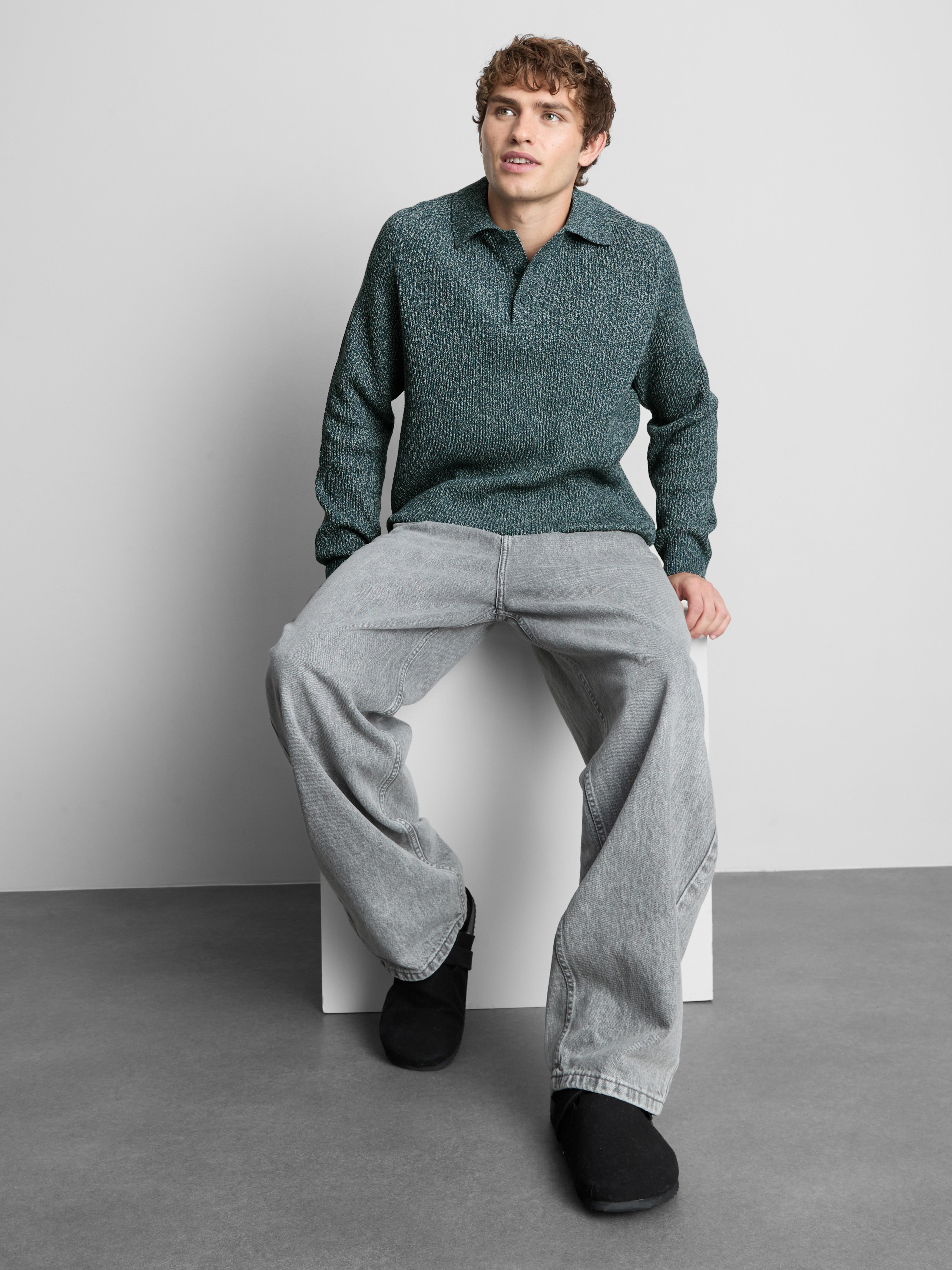 Cotton Rich Knitted Polo Shirt