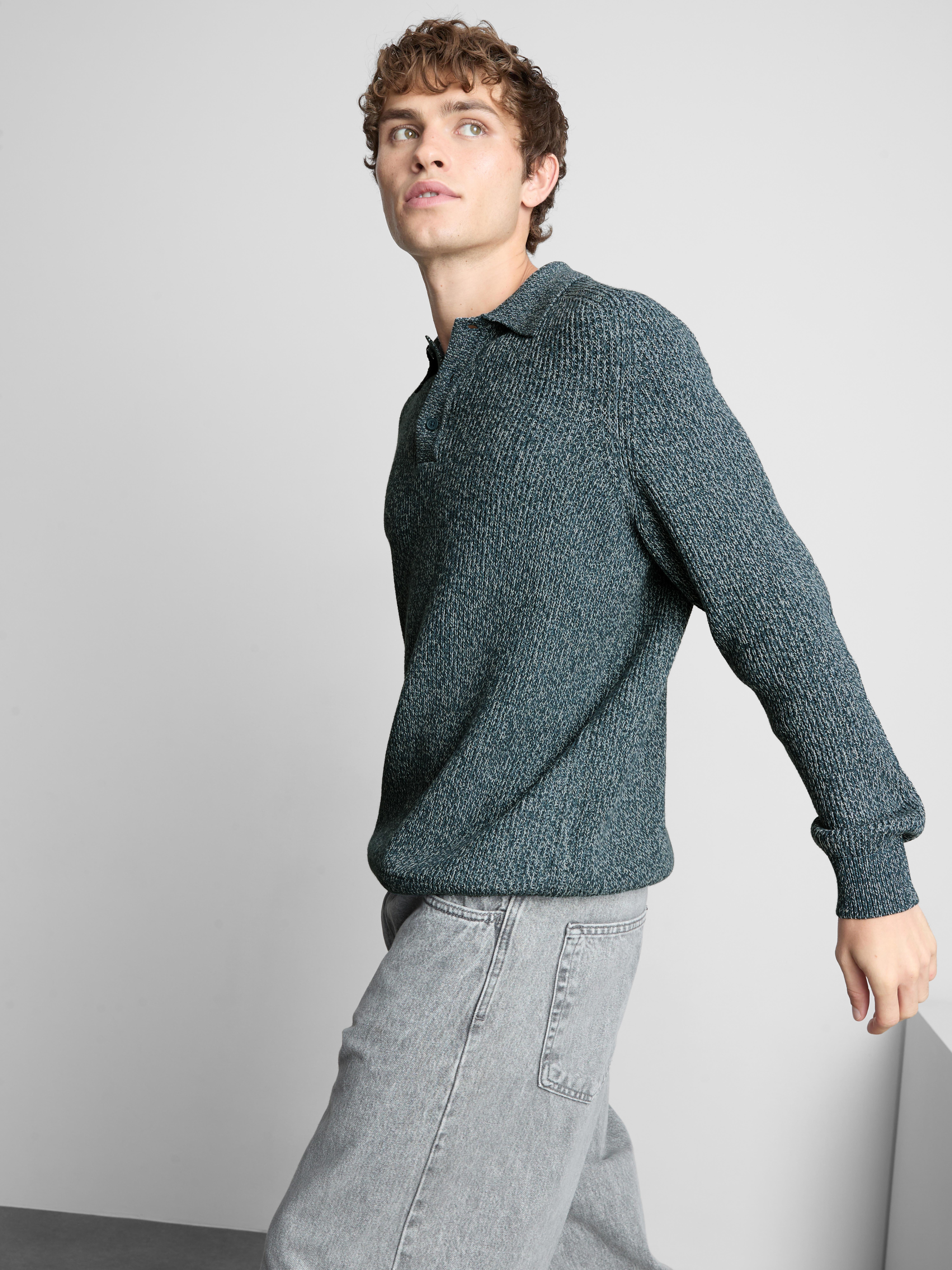 Cotton Rich Knitted Polo Shirt