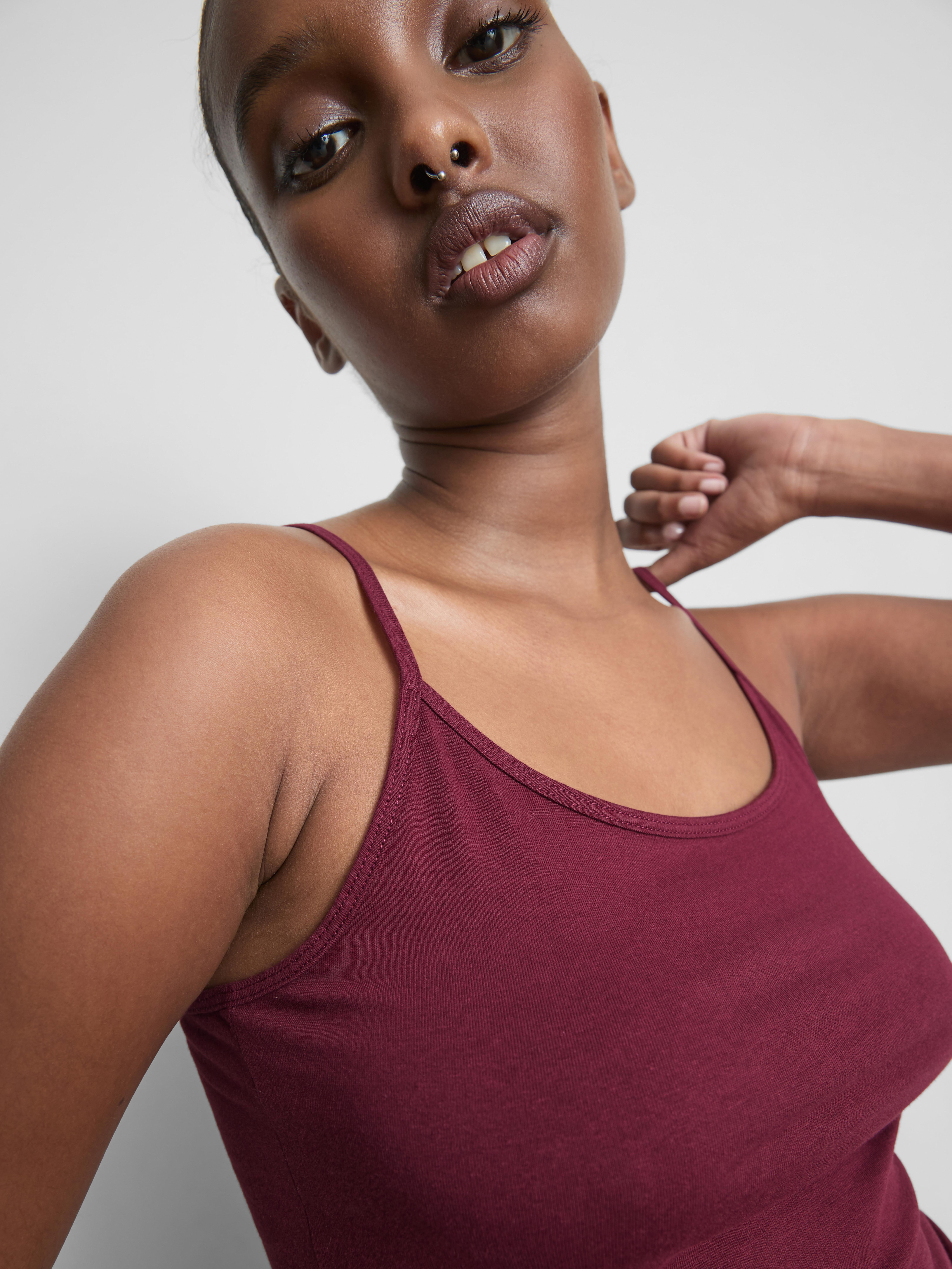 Cotton Rich Strappy Cami Top
