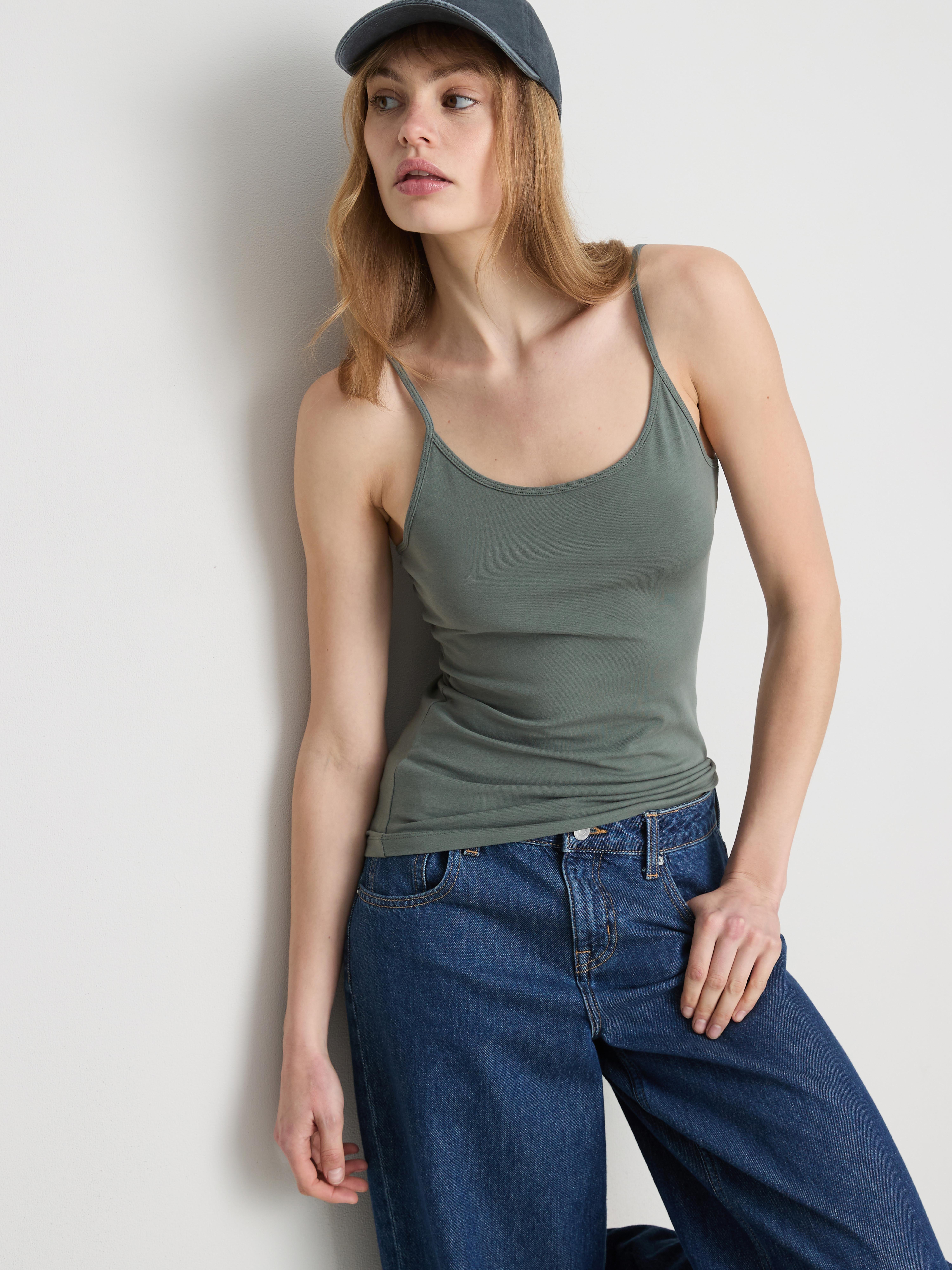 Cotton Rich Strappy Cami Top
