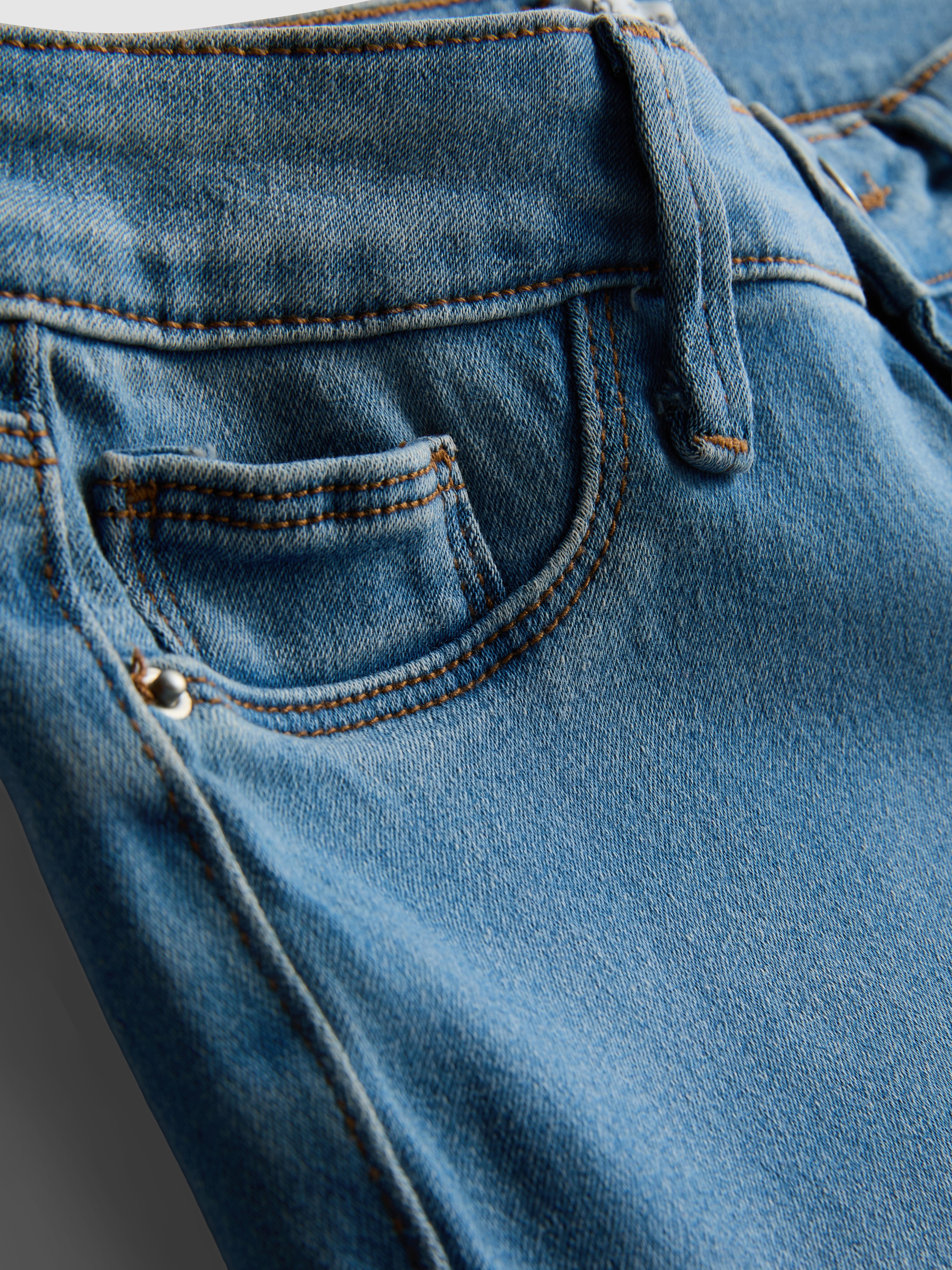 Jeansy skinny z wysoką zawartością bawełny