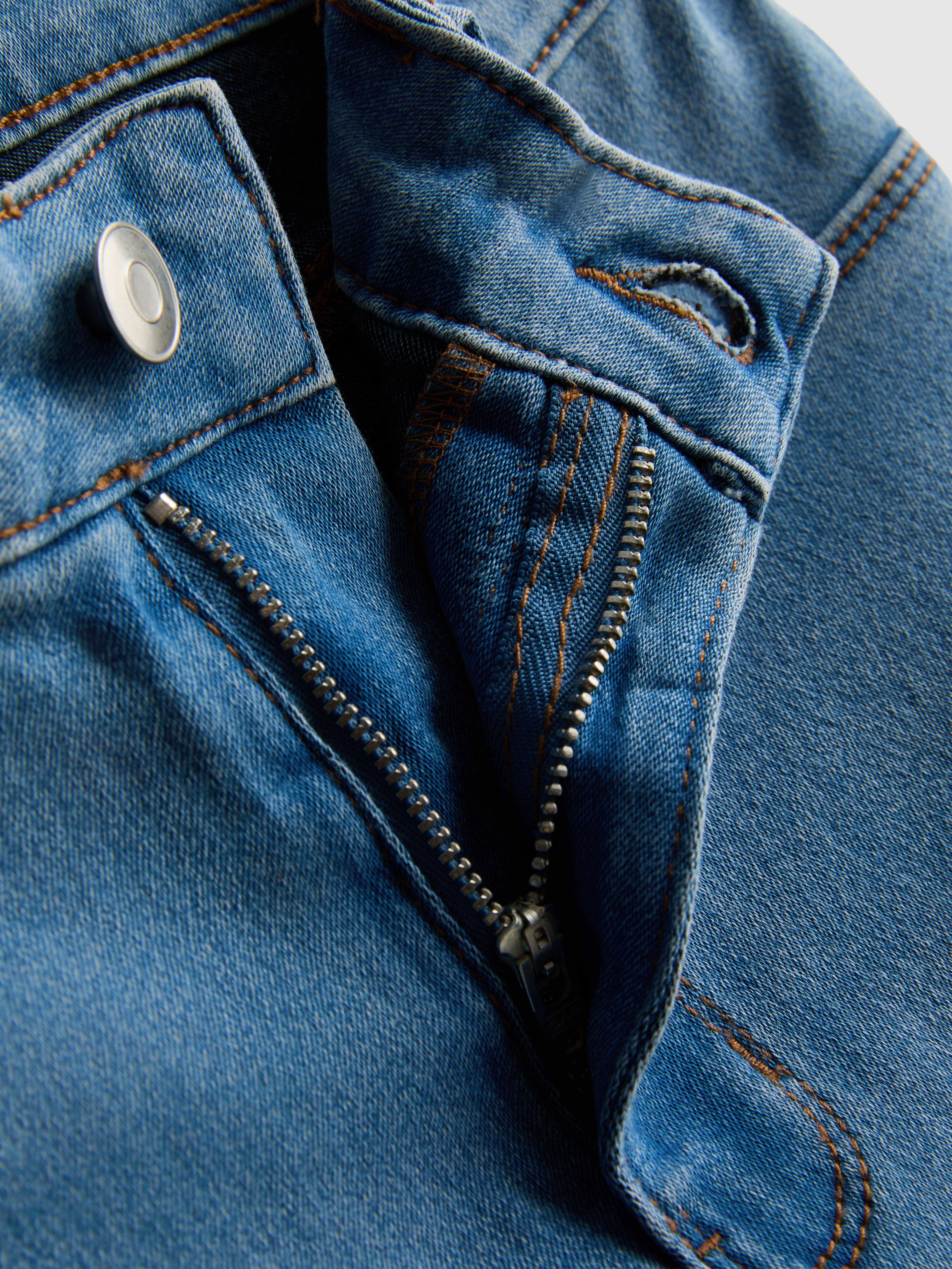 Jeansy skinny z wysoką zawartością bawełny