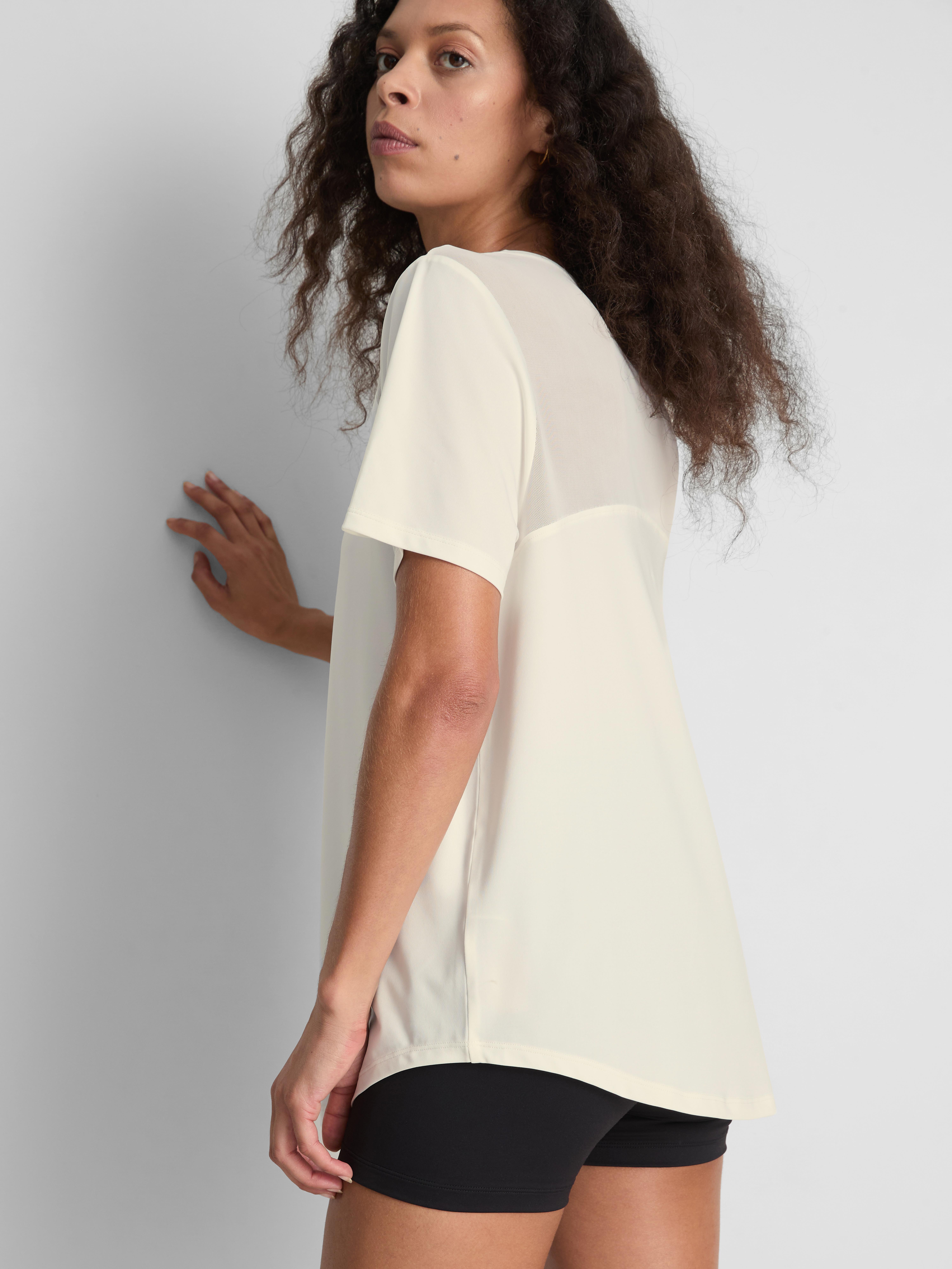 Mesh Detail Active Tee