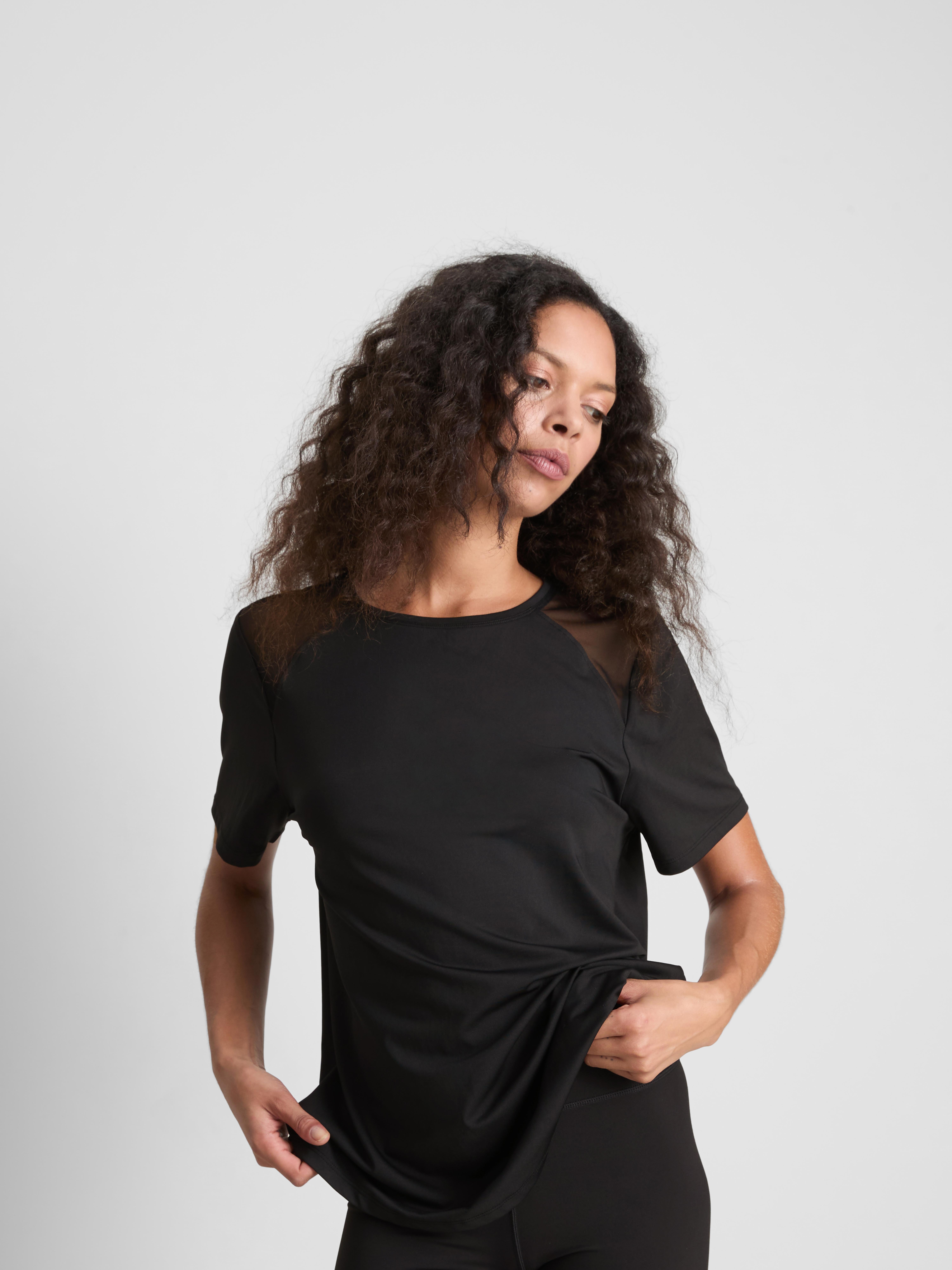 Mesh Detail Active Tee