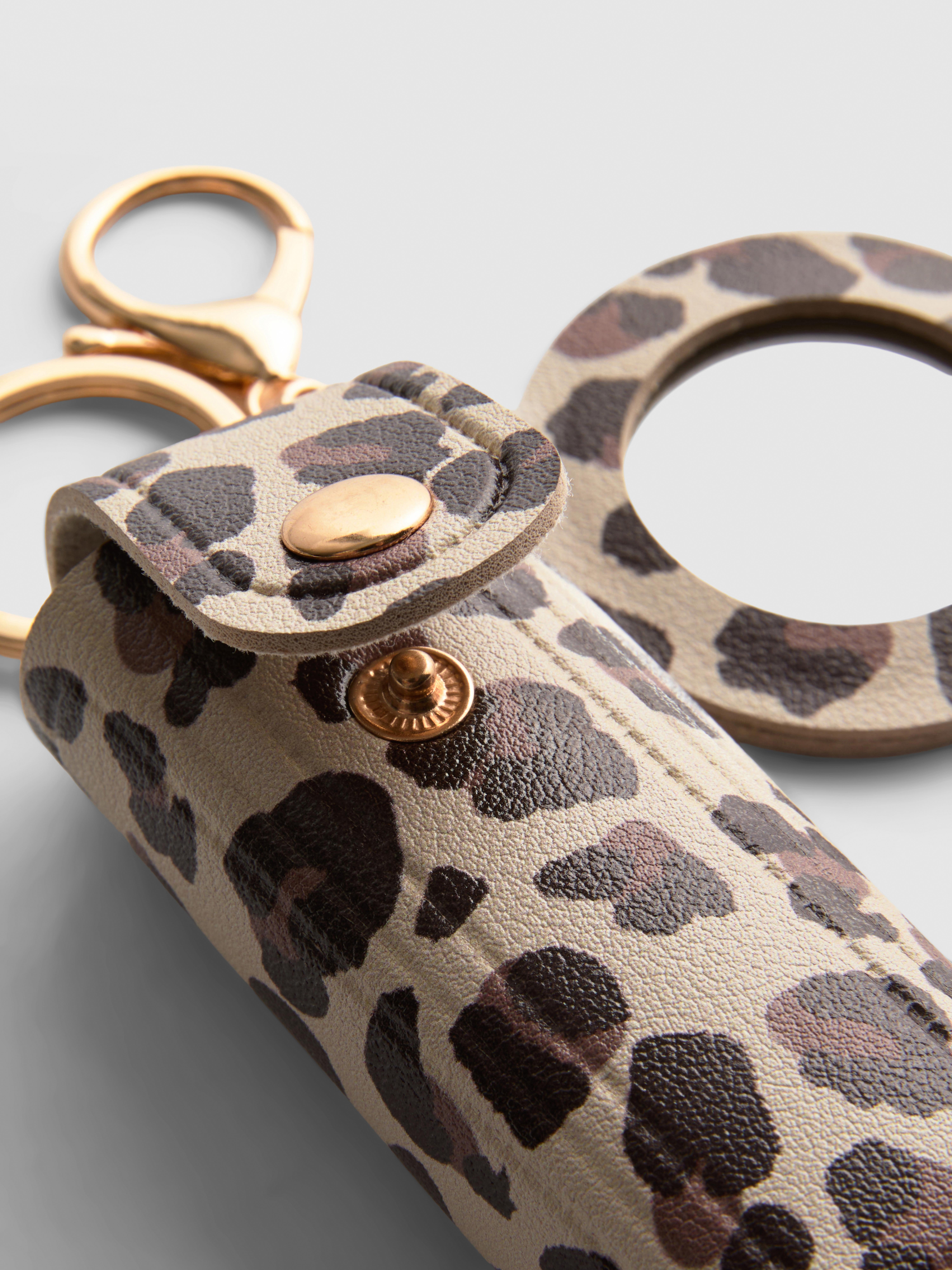 Heart Mirror Lip Balm Holder Keyring