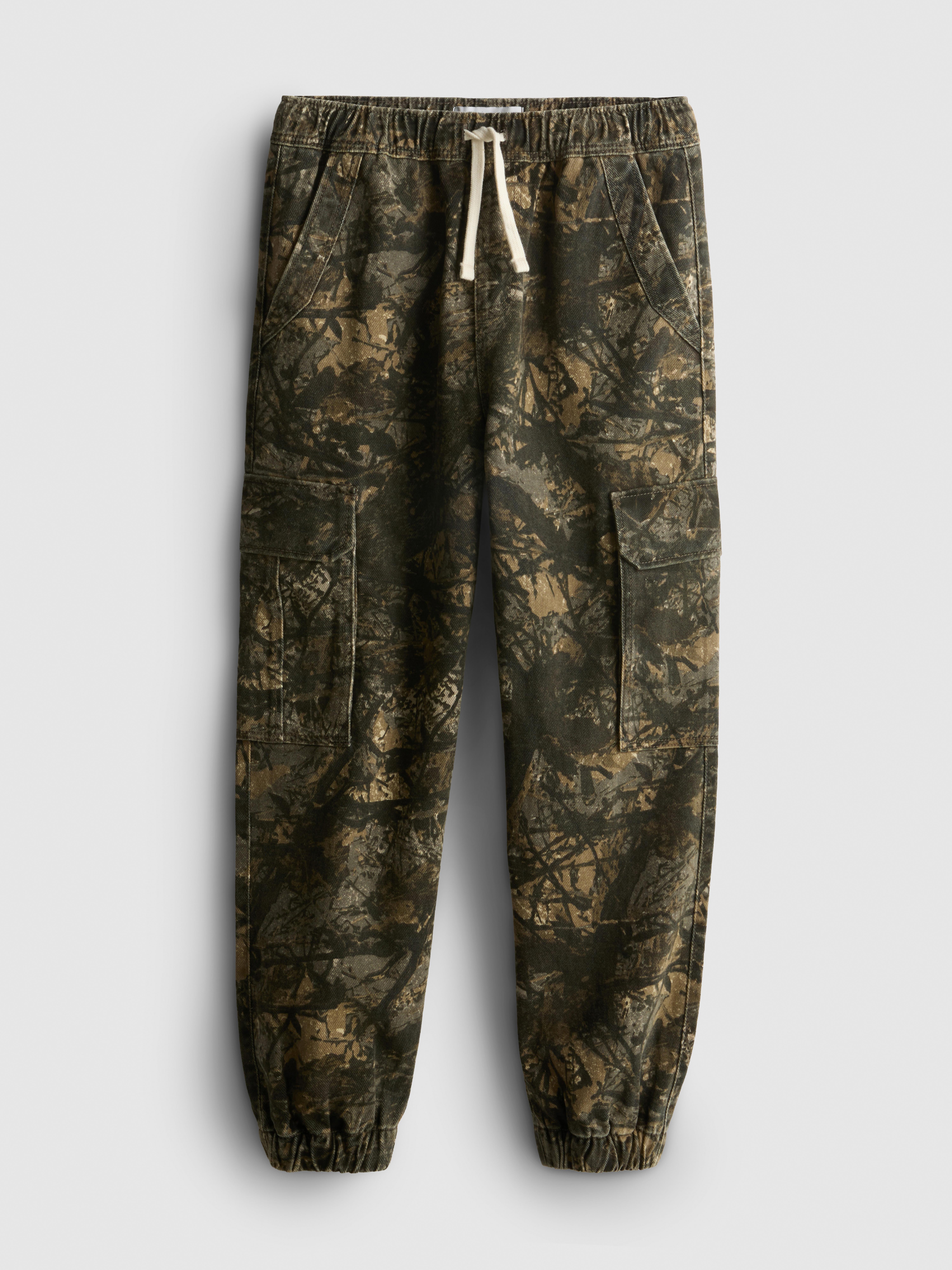 7-15yrs | Pure Cotton Printed Cuffed Cargo Trousers