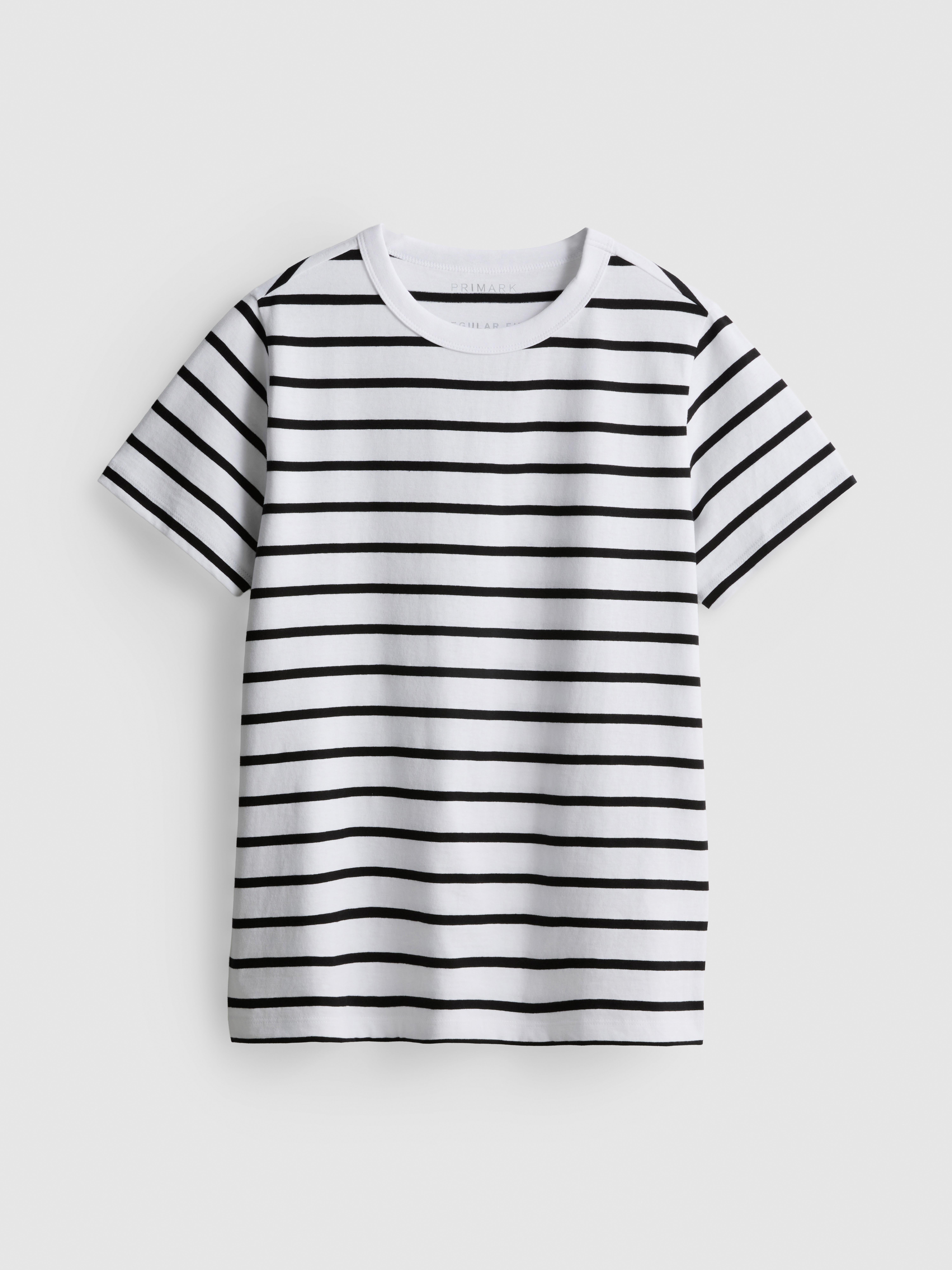 Pure Cotton Stripe T-Shirt
