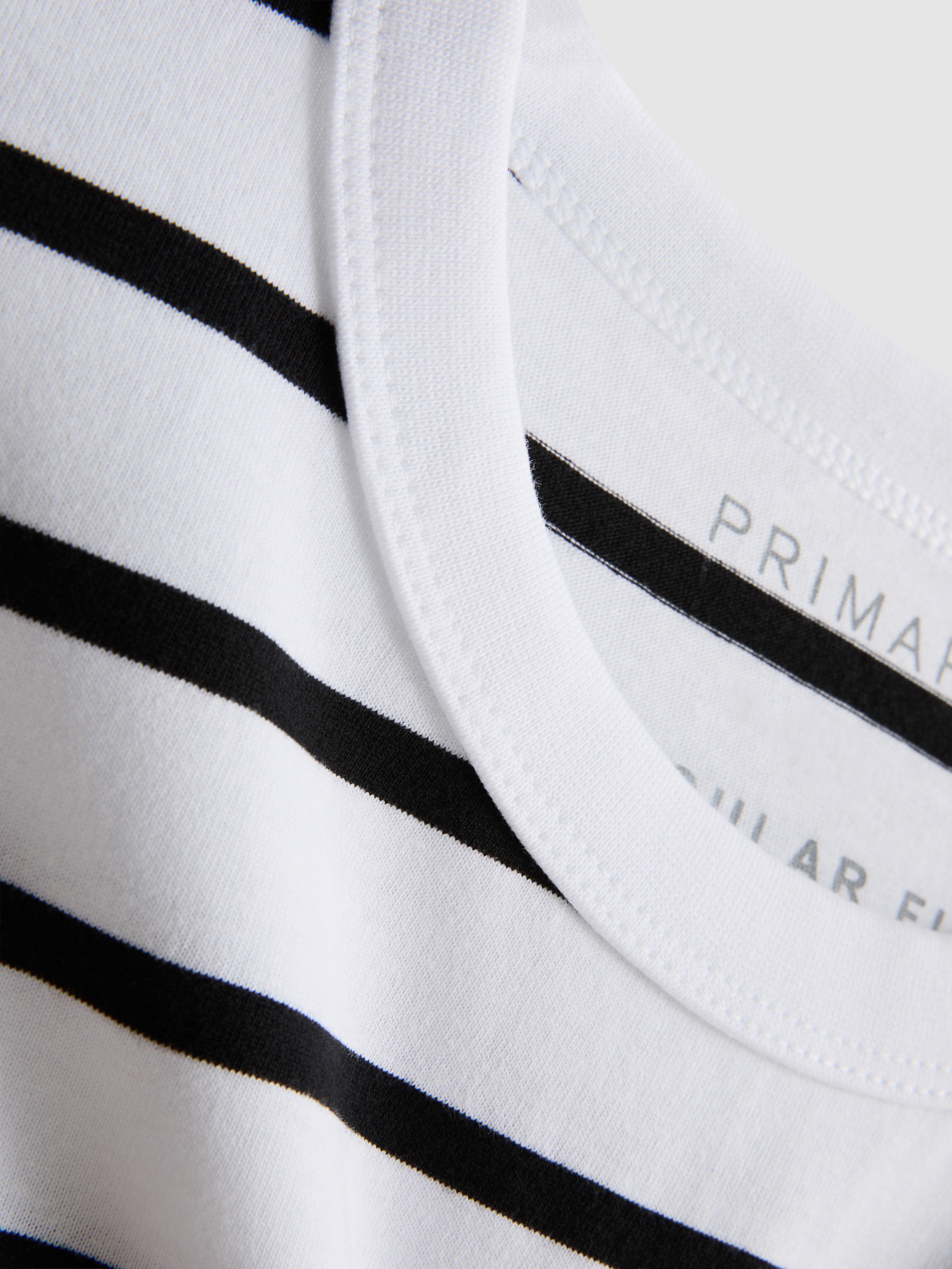 Pure Cotton Stripe T-Shirt