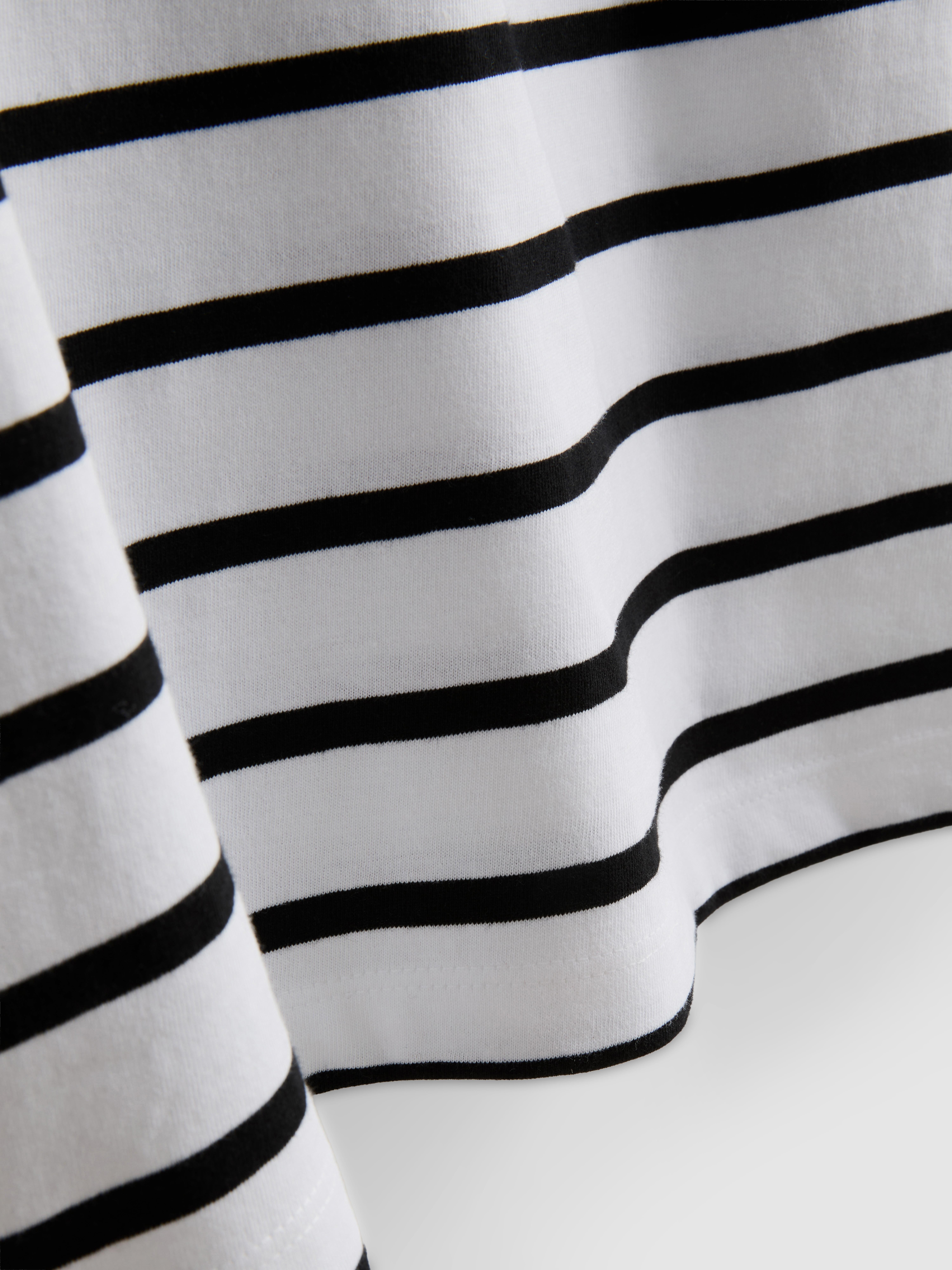 Pure Cotton Stripe T-Shirt