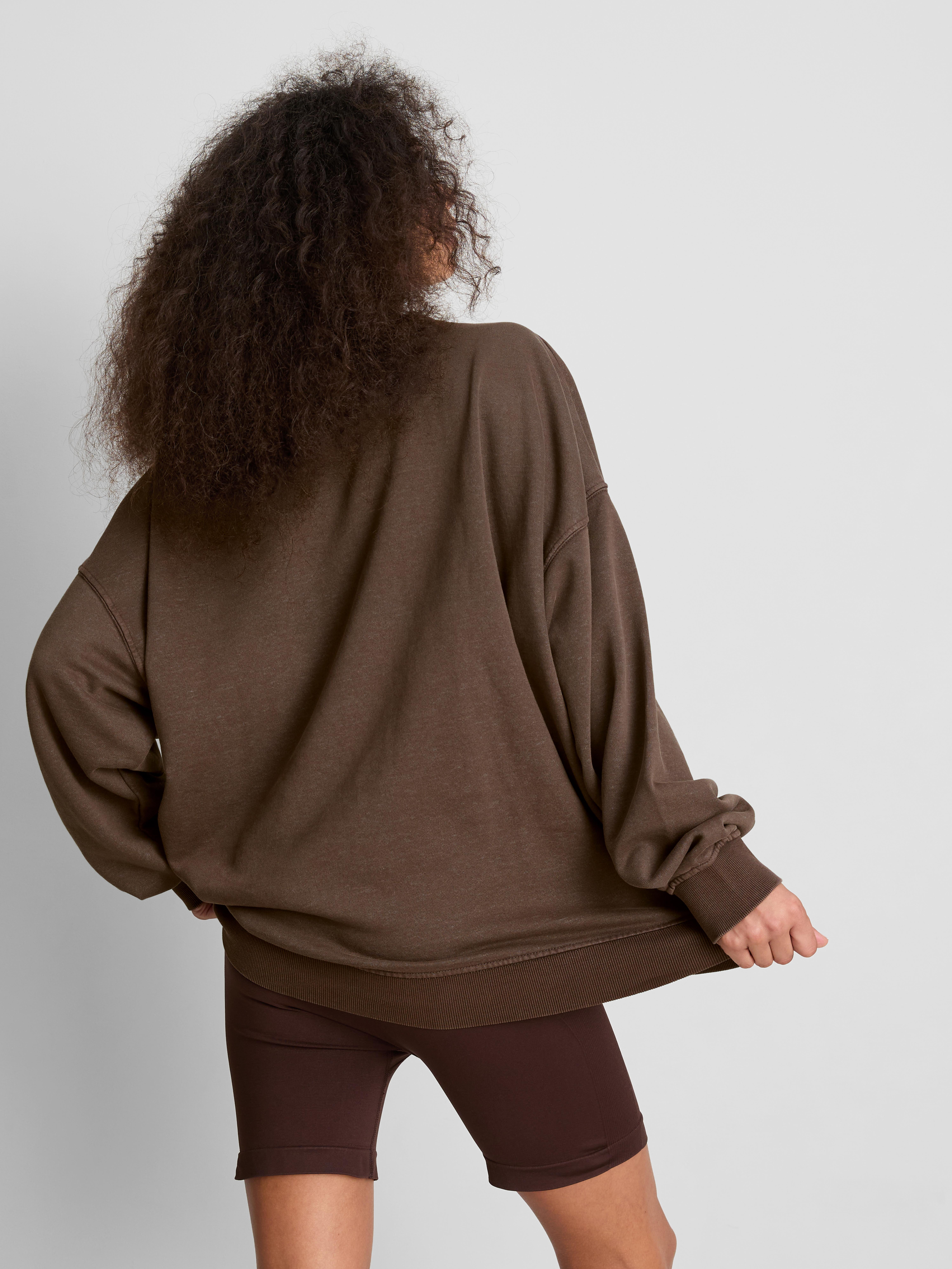 Cotton-Rich Acid-Wash Active Sweatshirt