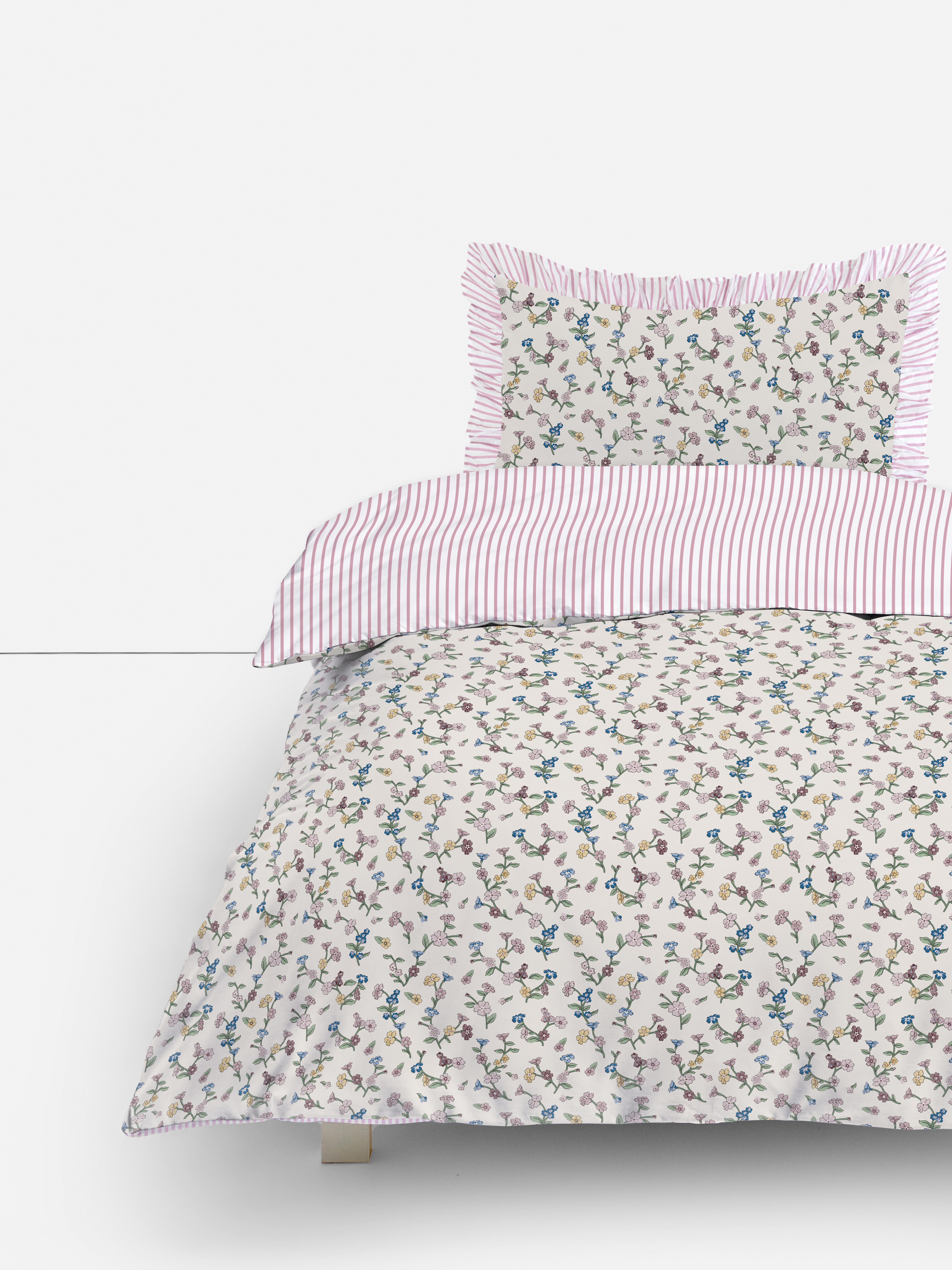 Cotton Rich Floral Duvet Cover Set
