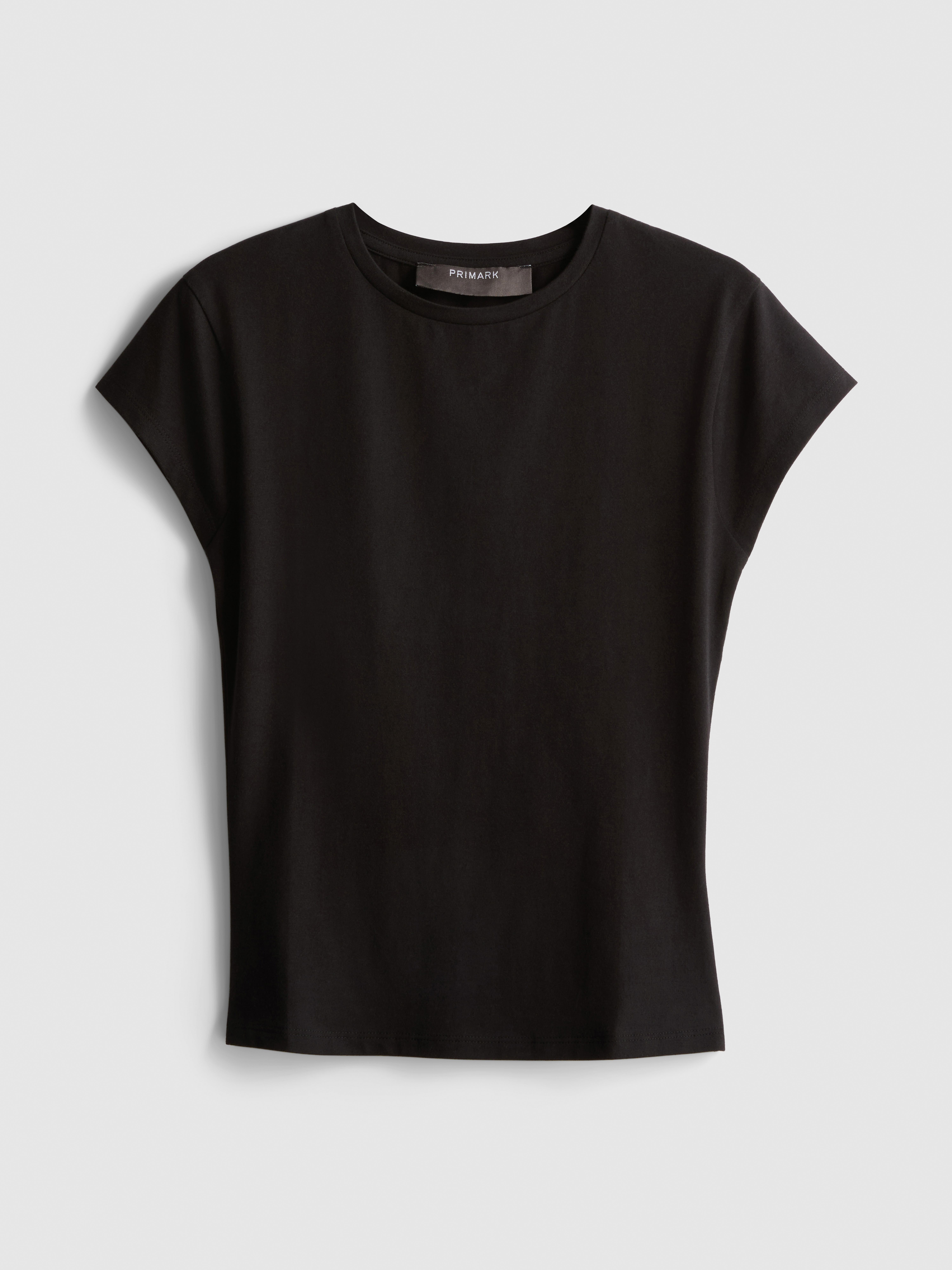 Cotton-Rich Fitted Short-Sleeve Tee