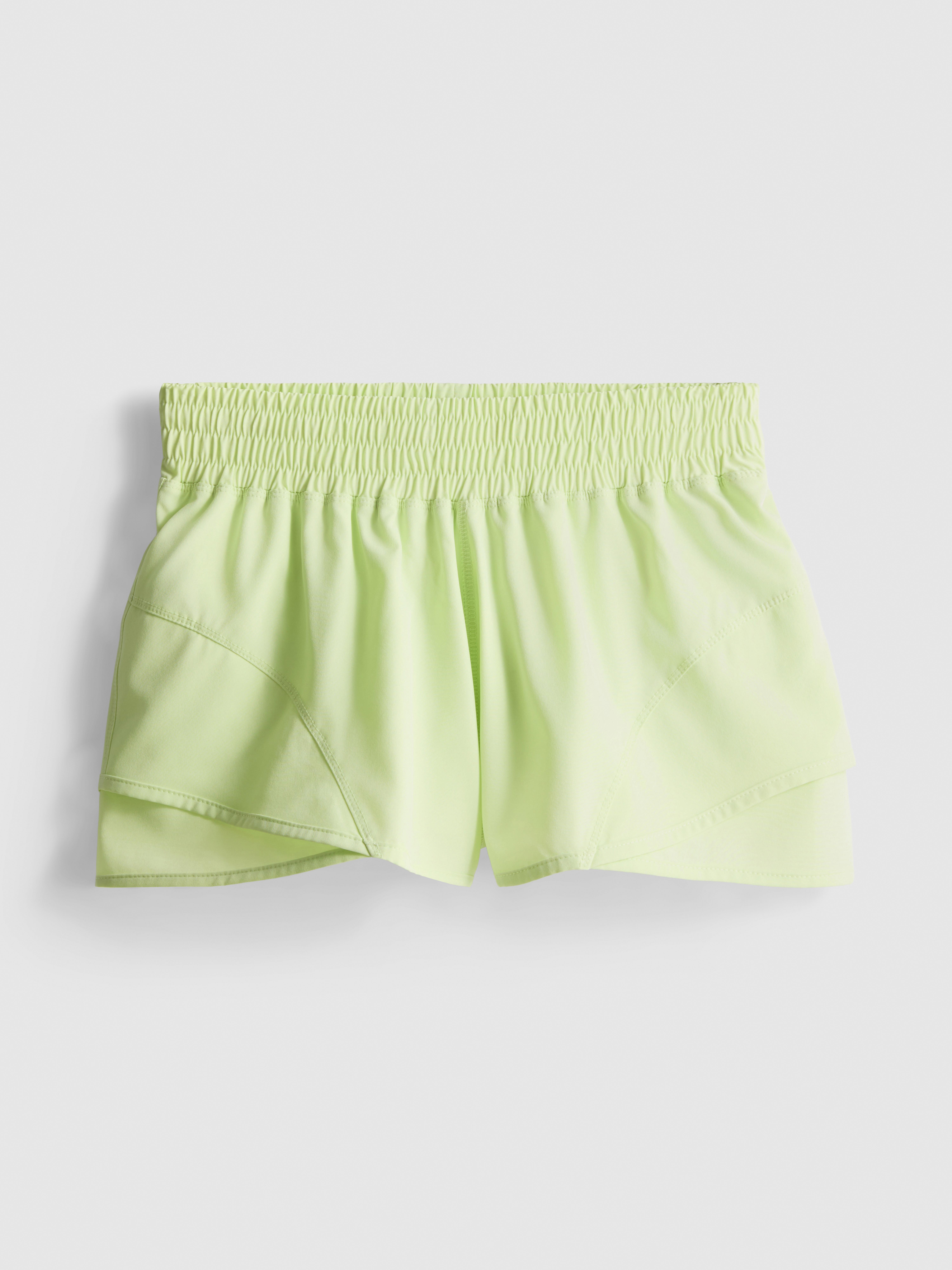 Woven Fluted Running Shorts