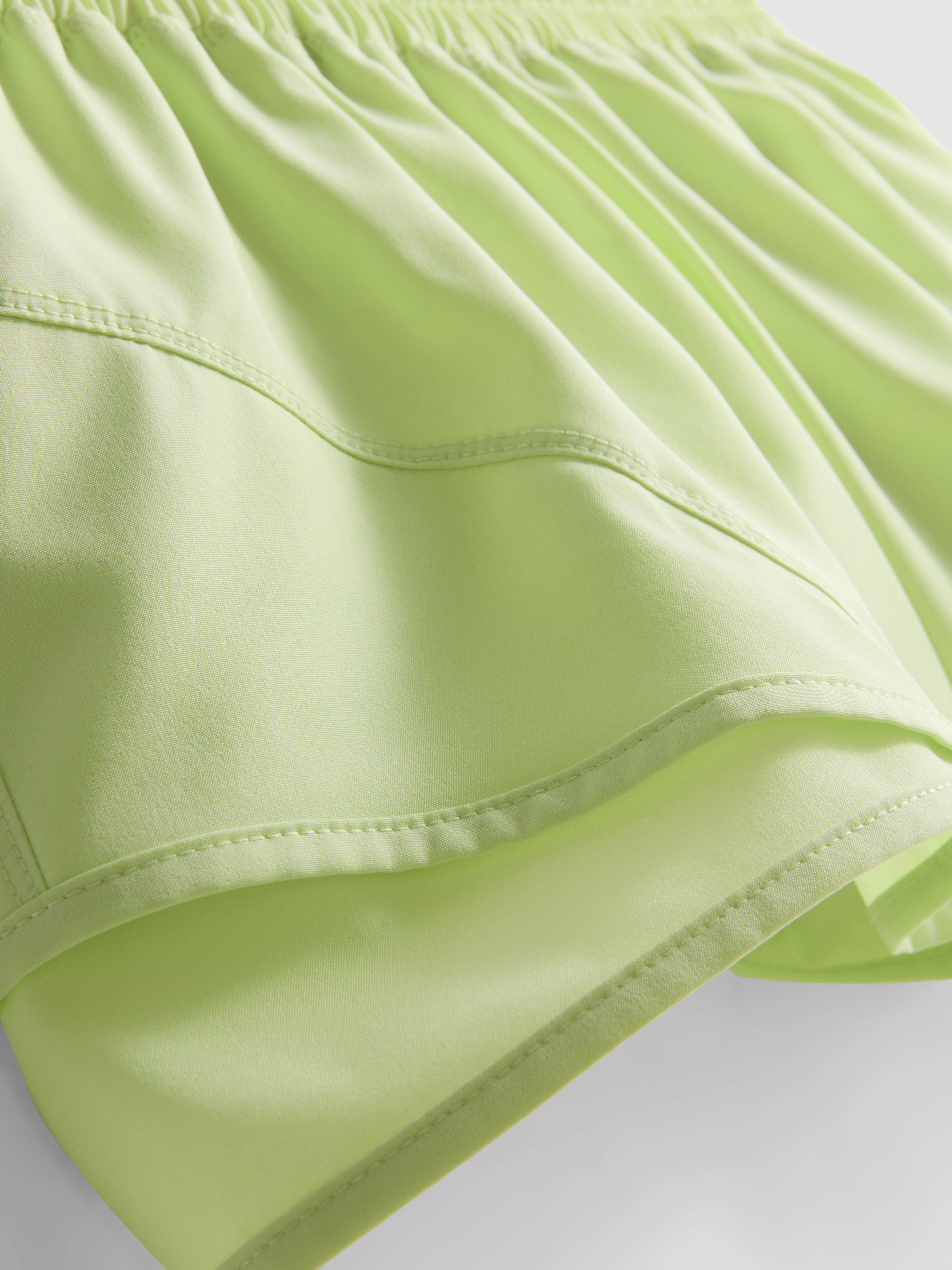 Woven Fluted Running Shorts