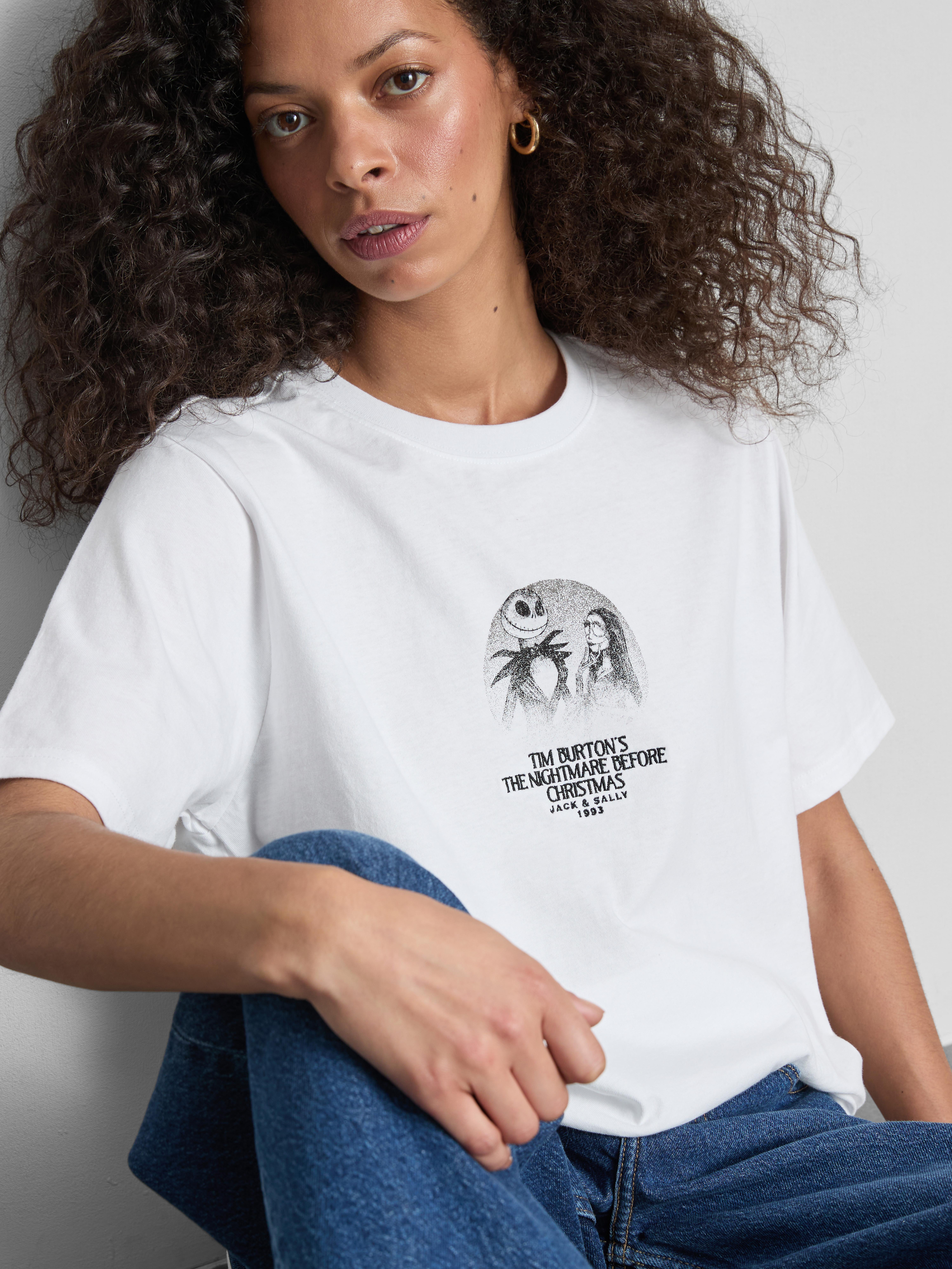 Disney Tim Burton's The Nightmare Before Christmas Pumpkin Graphic Tee