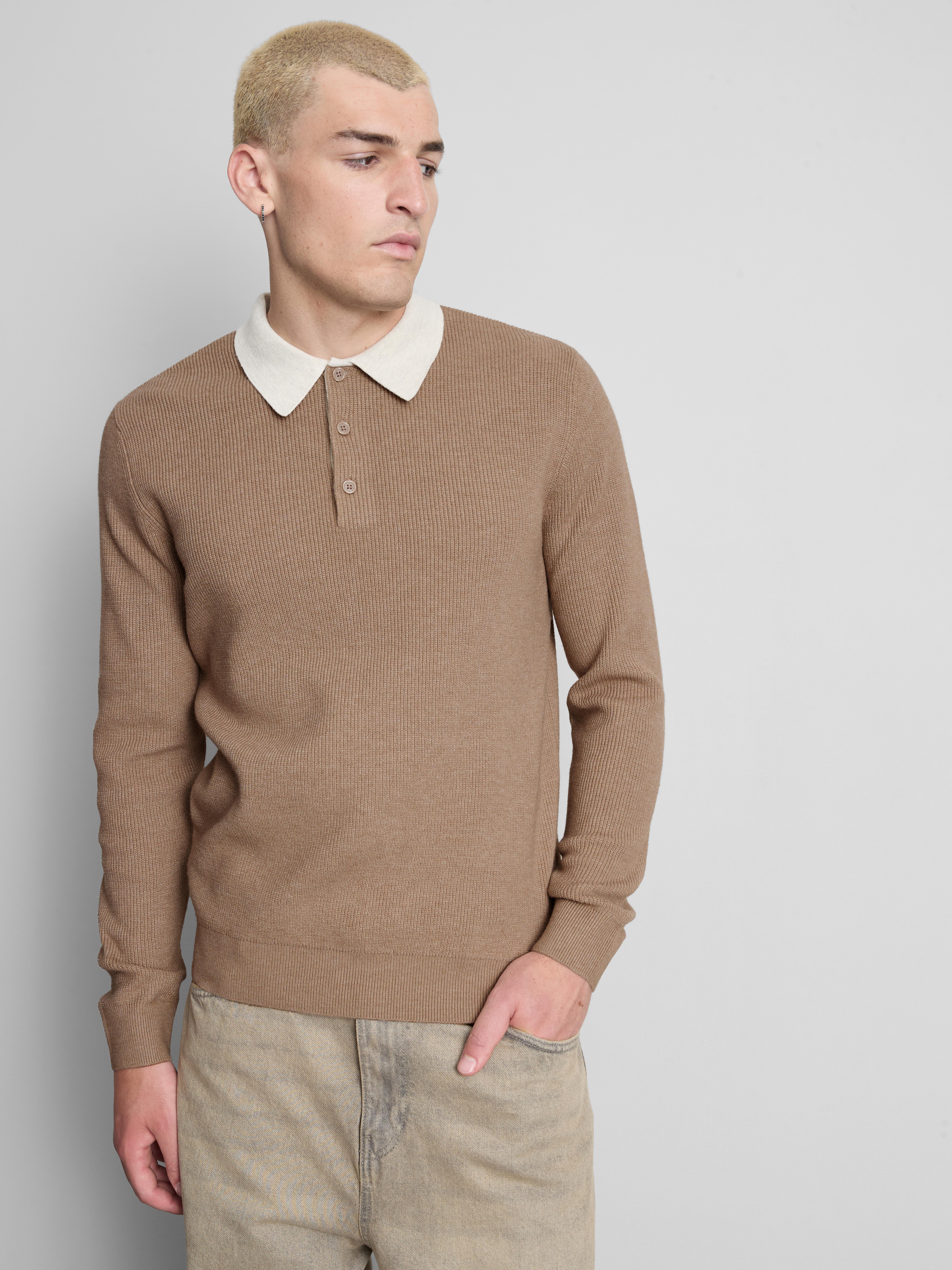 Knitted Polo Jumper