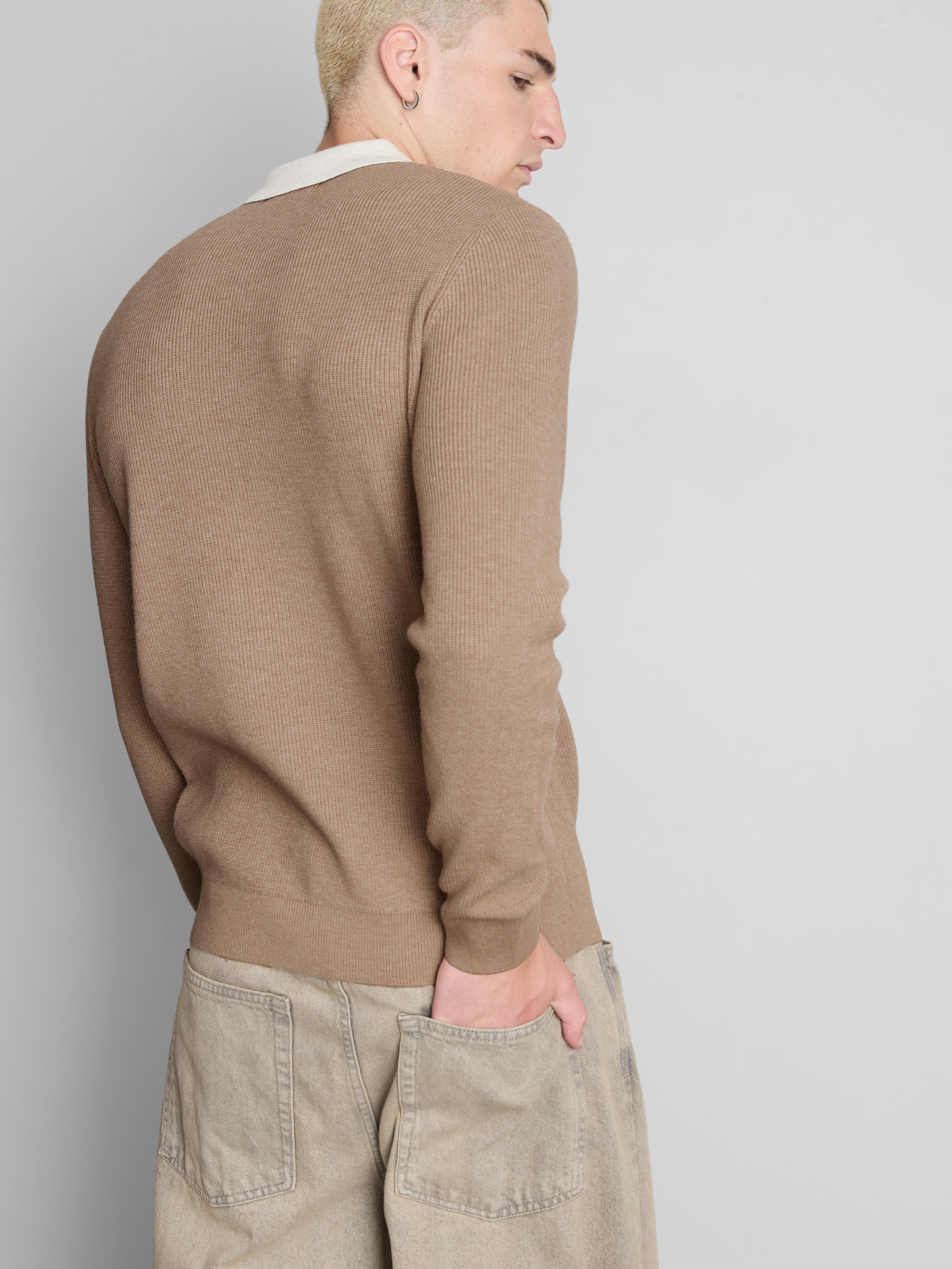 Knitted Polo Jumper