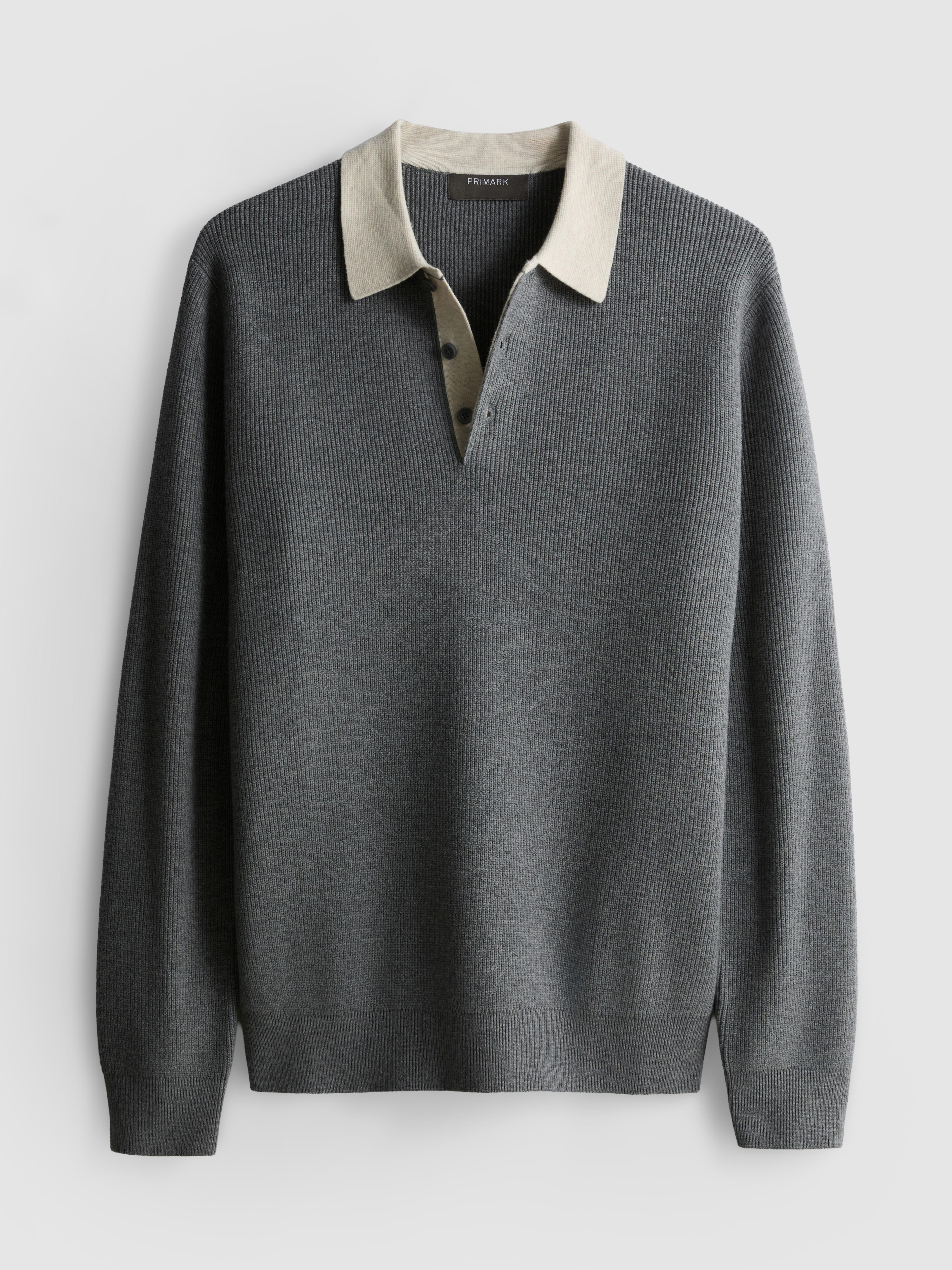 Knit Polo Sweater