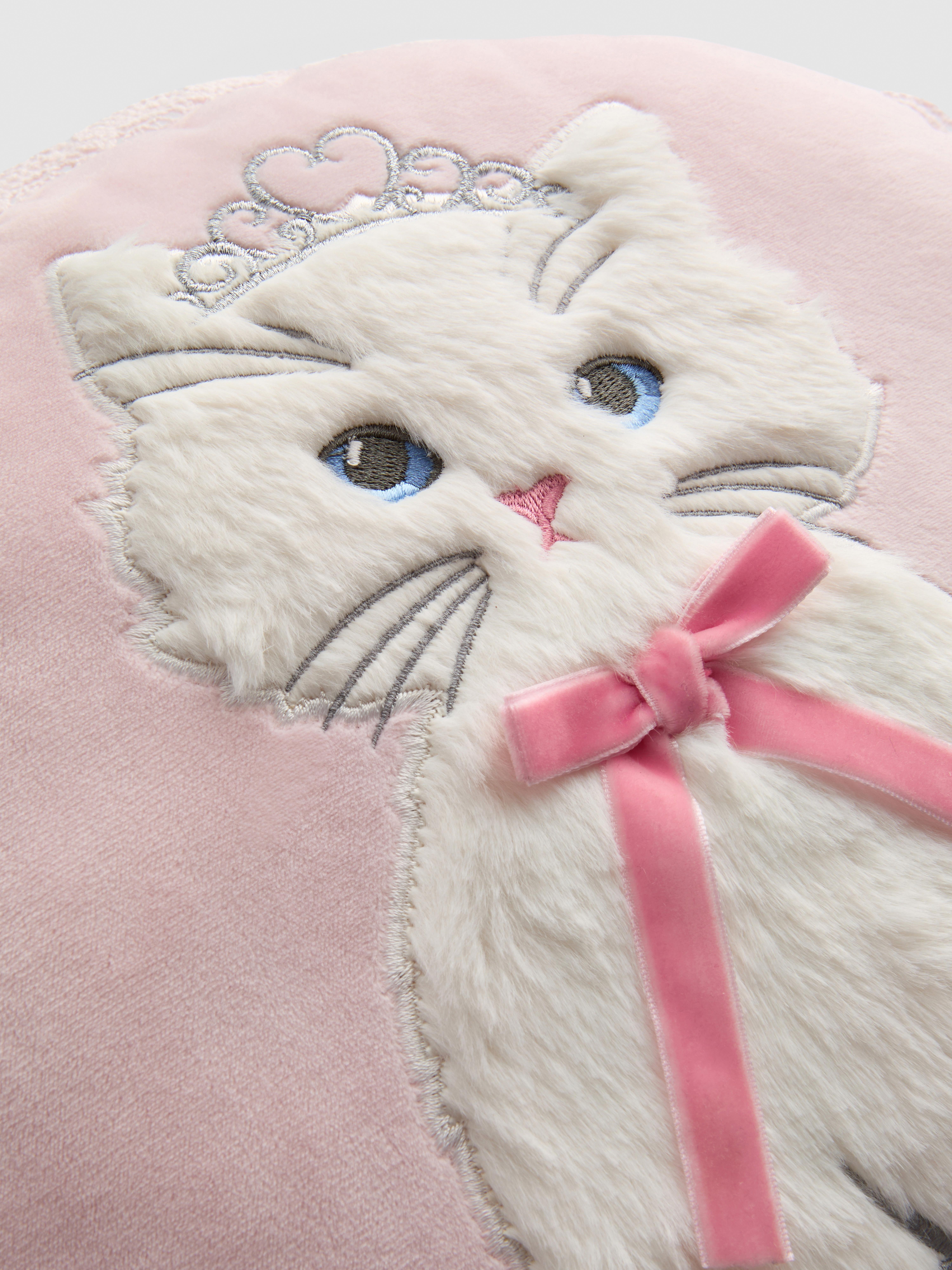 Cat Appliqué Cushion