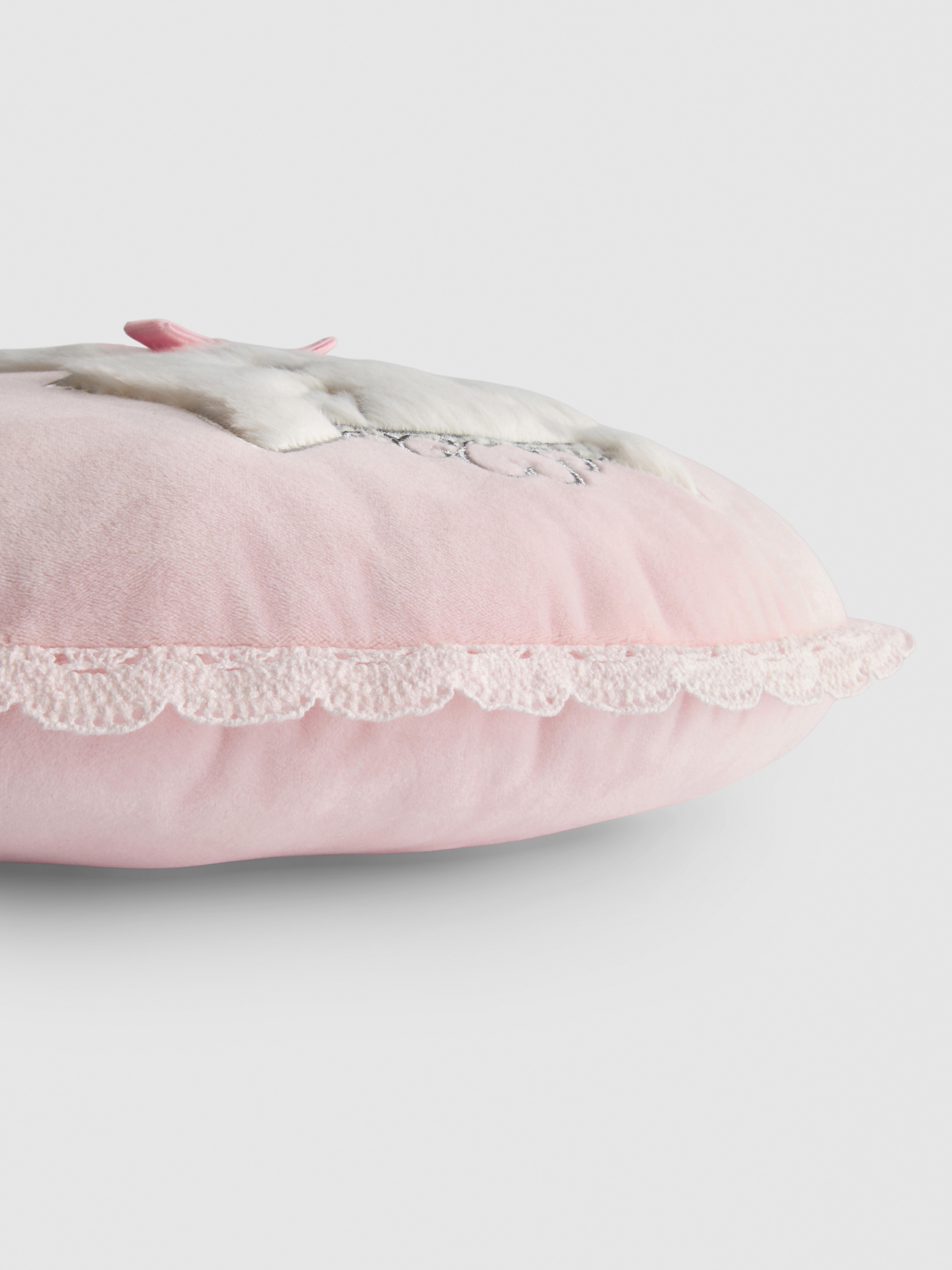 Cat Appliqué Cushion