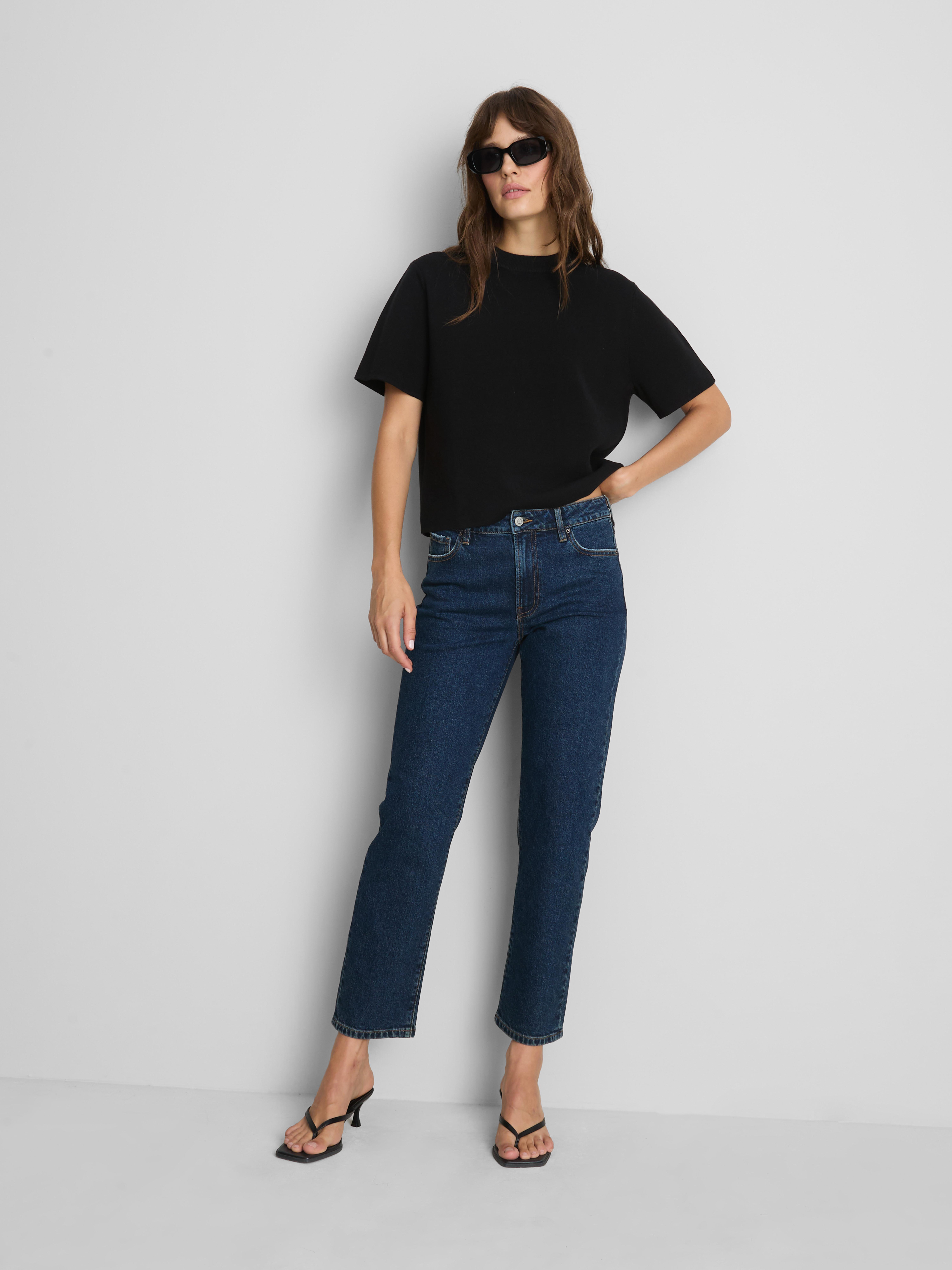 Jeans slim a gamba dritta