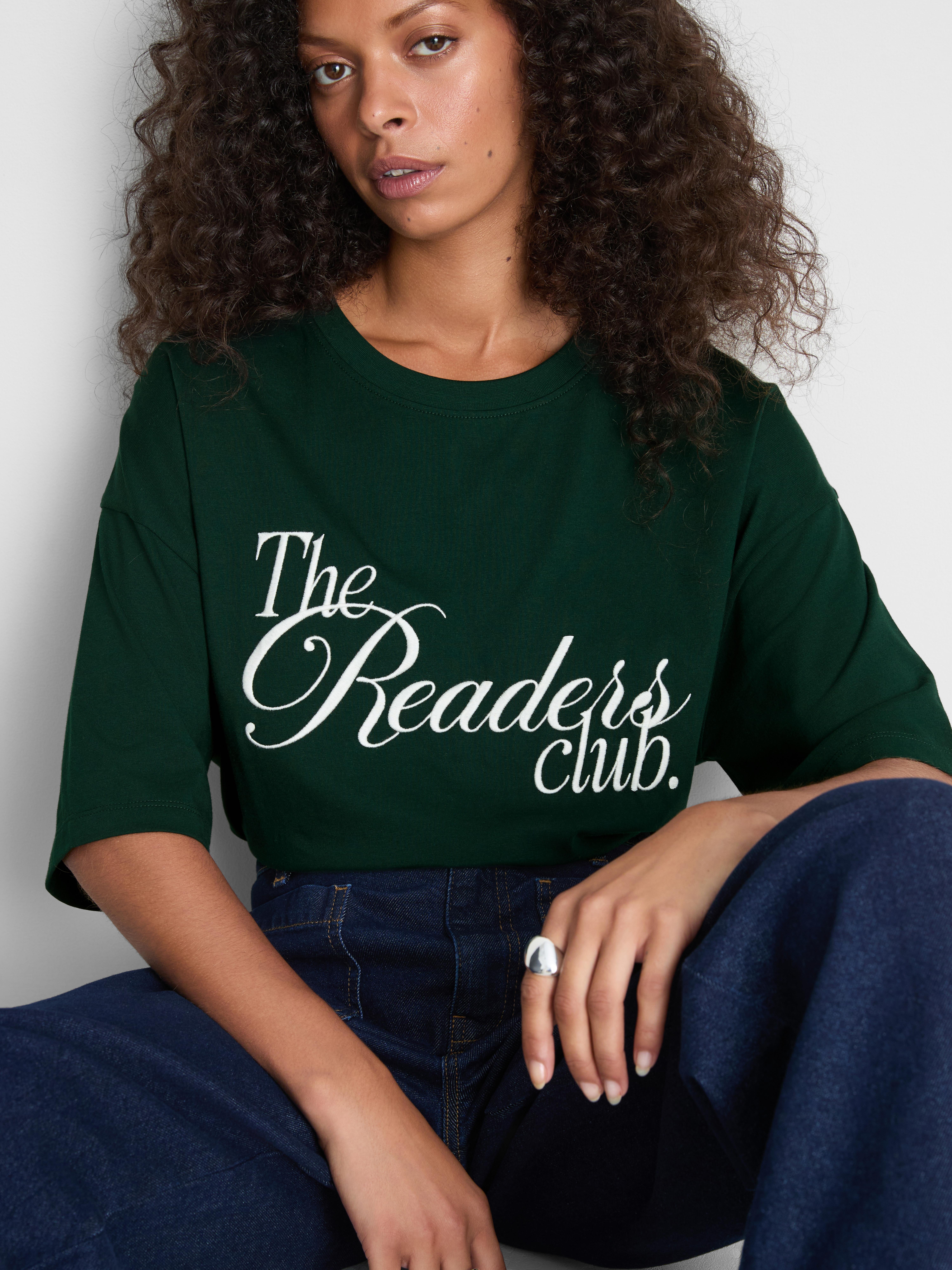 Paula Echevarría Oversized Slogan Tee