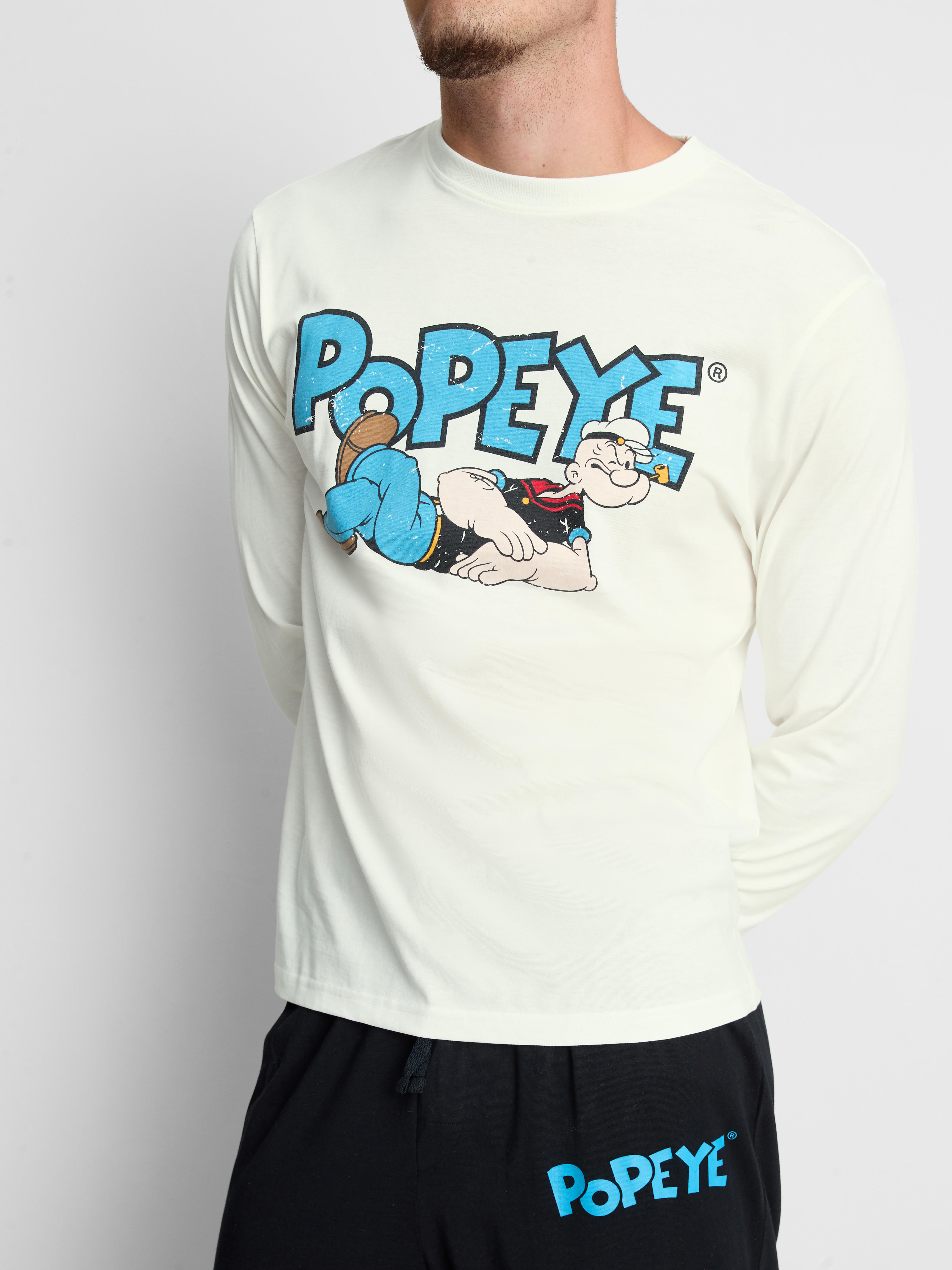 Popeye Pure Cotton Long Pajama Set