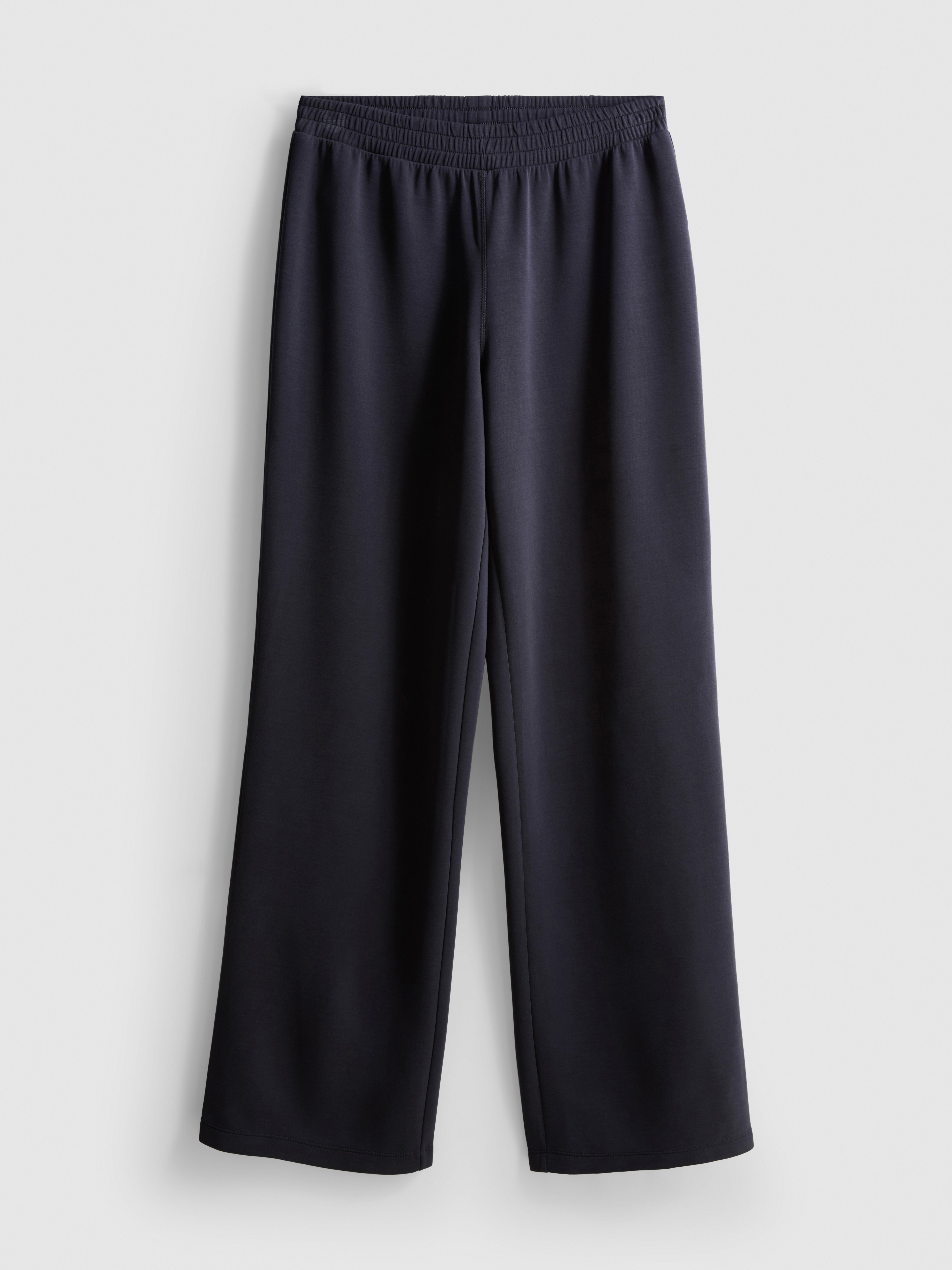 Modal Blend Wide Leg Joggers