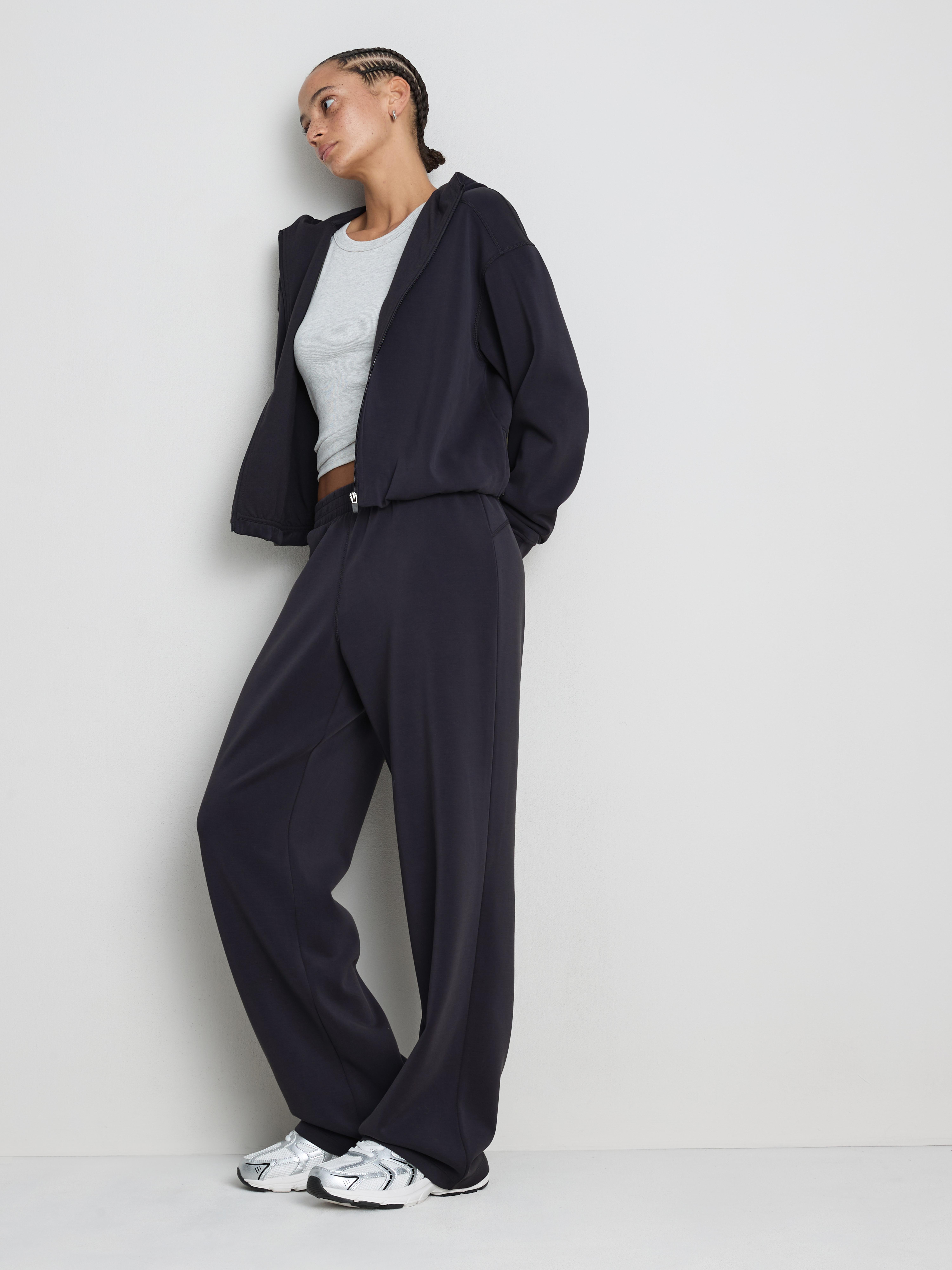 Modal-Blend Zip-Up Hoodie