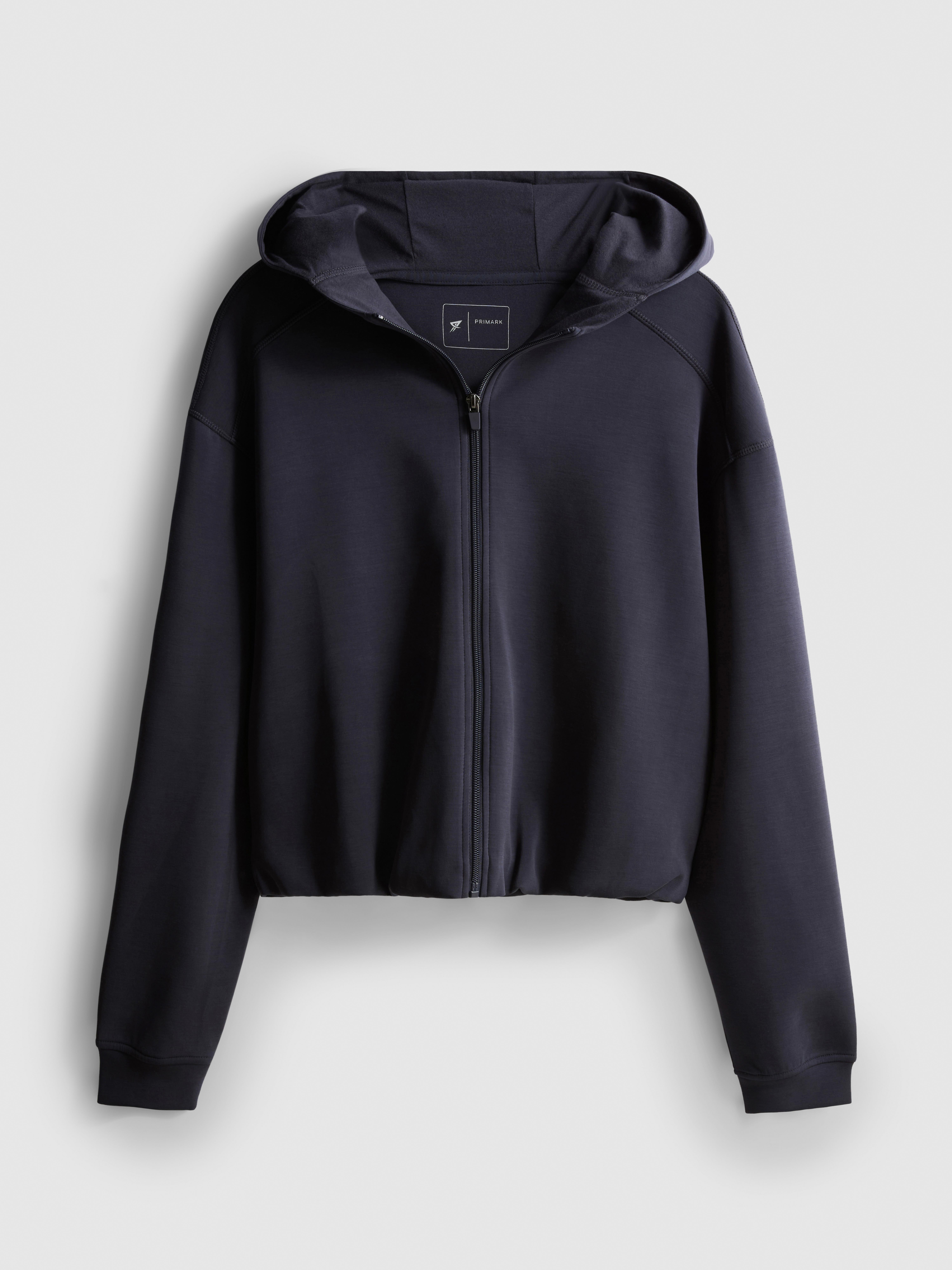 Modal-Blend Zip-Up Hoodie