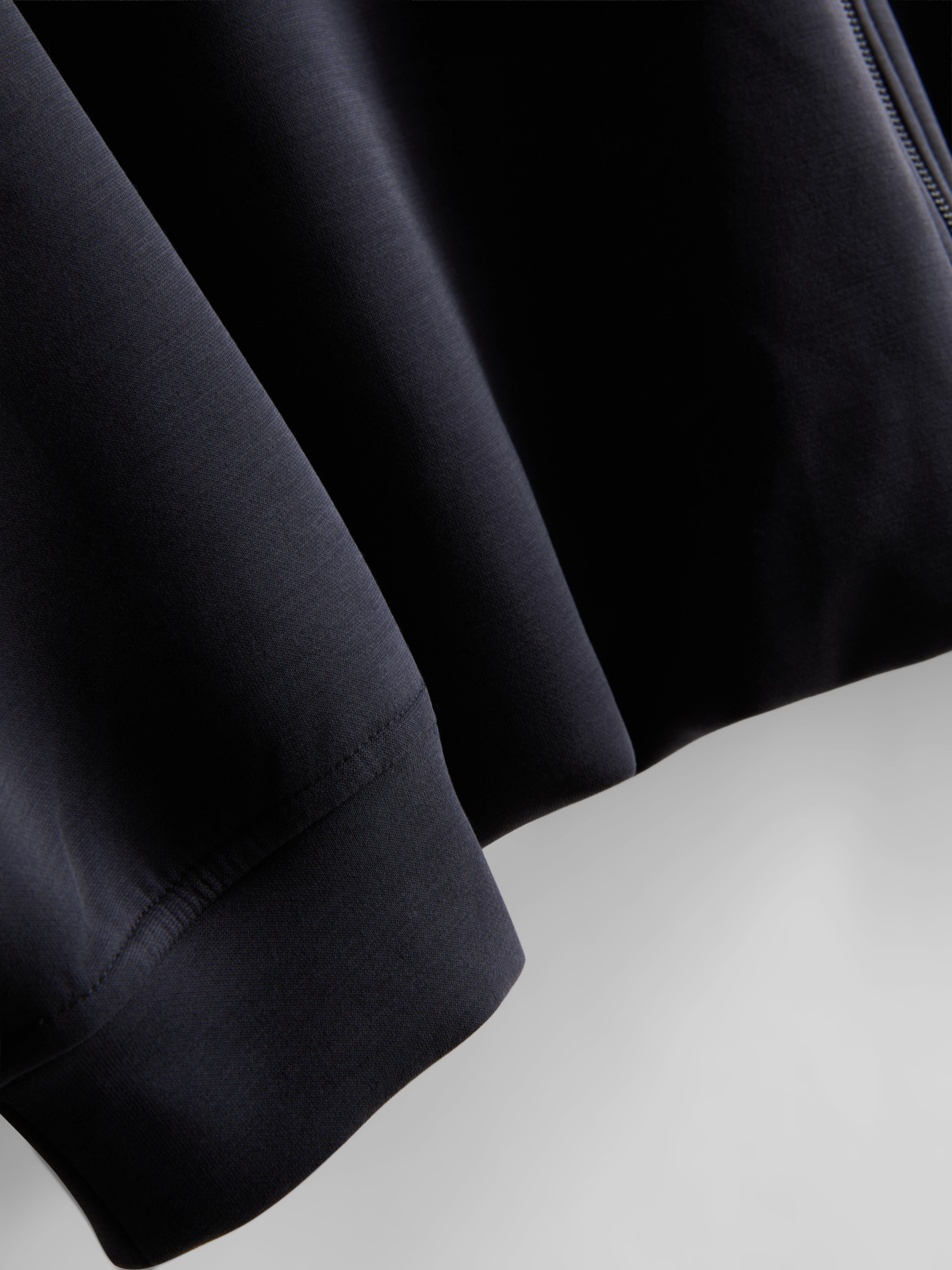 Modal-Blend Zip-Up Hoodie
