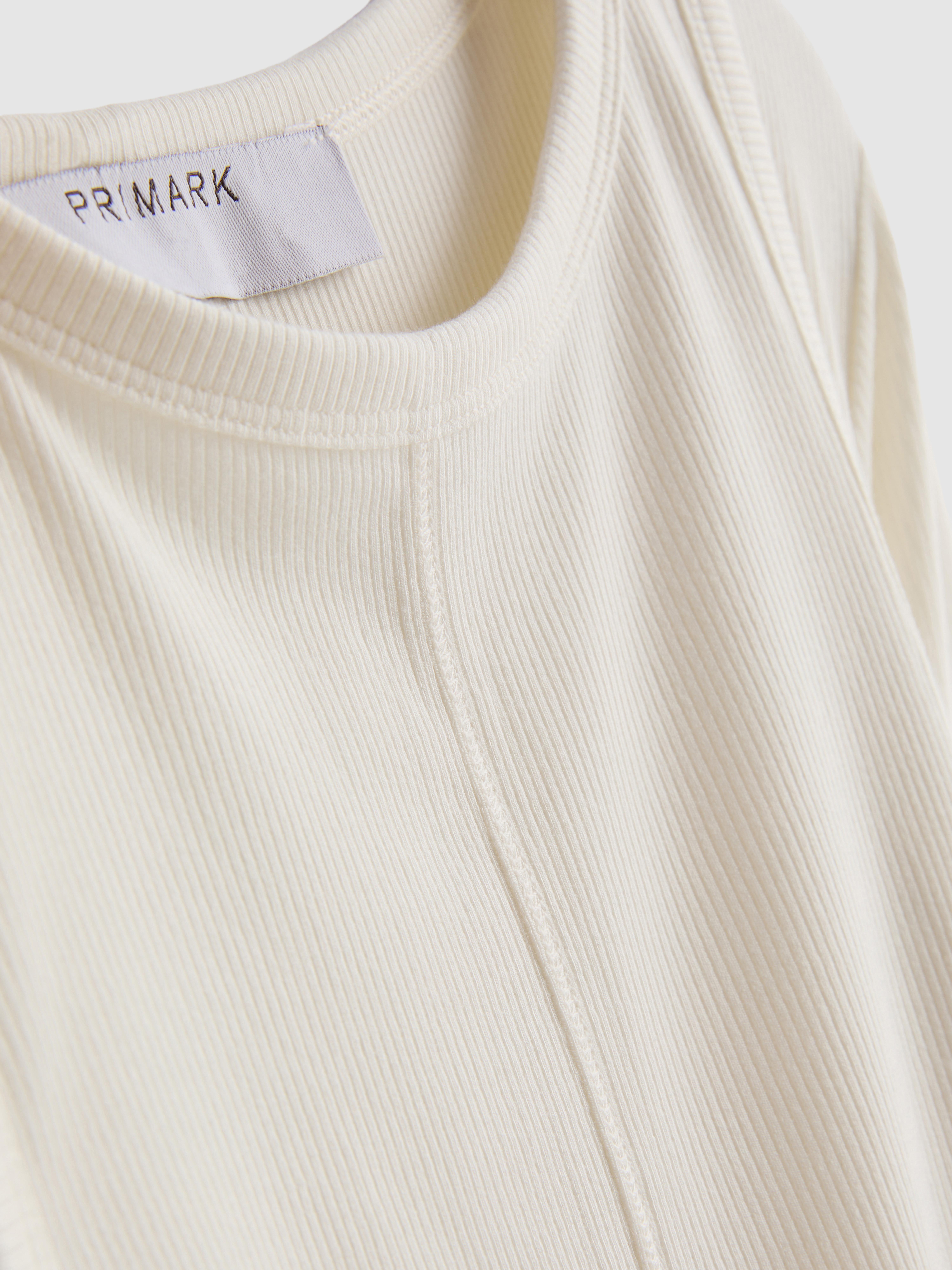 Paula Echevarría Long-Sleeve Double-Layered Top