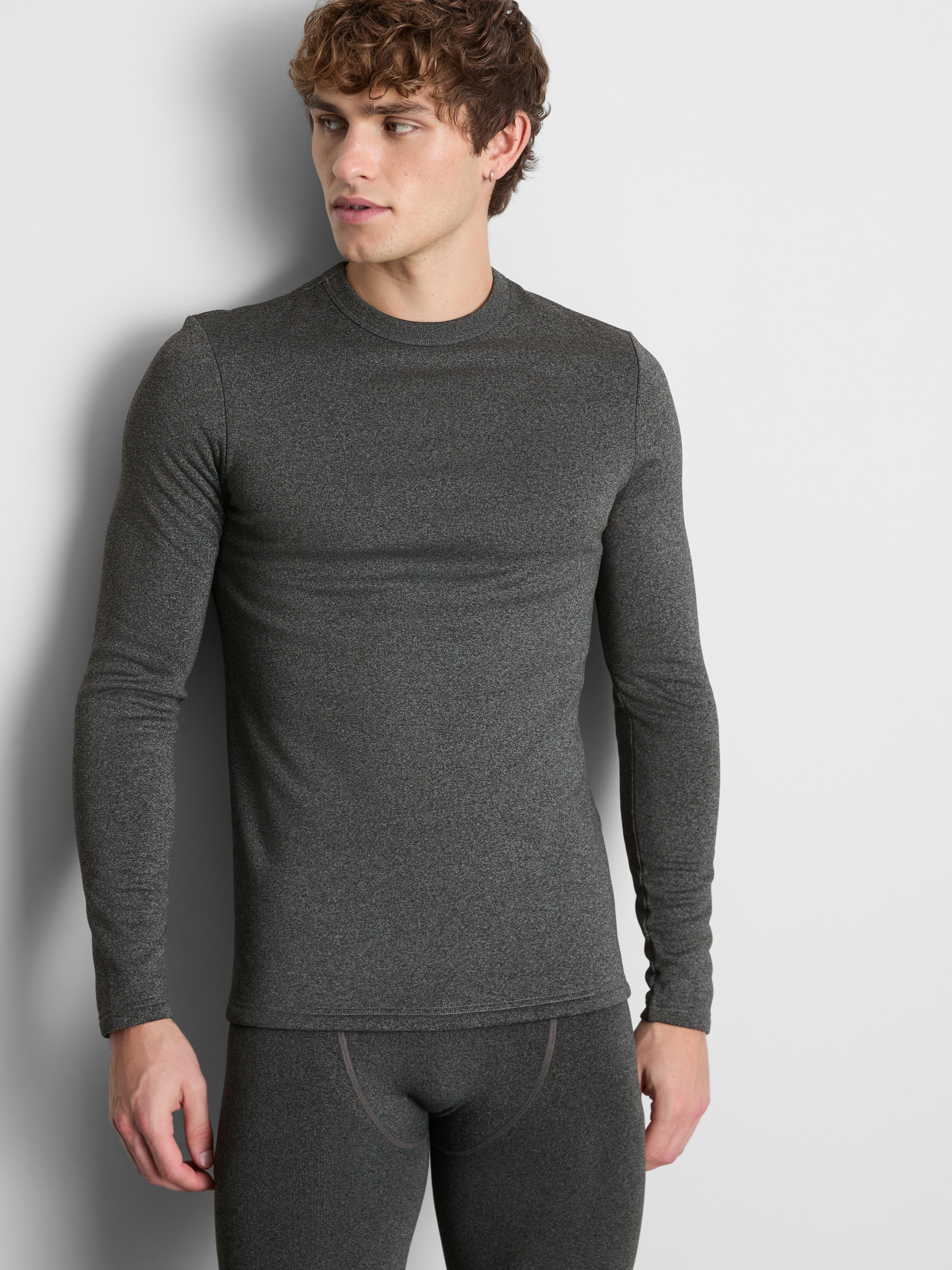 Heat IQ Max Warm Thermal Fleece-Lined Long-Sleeve Top