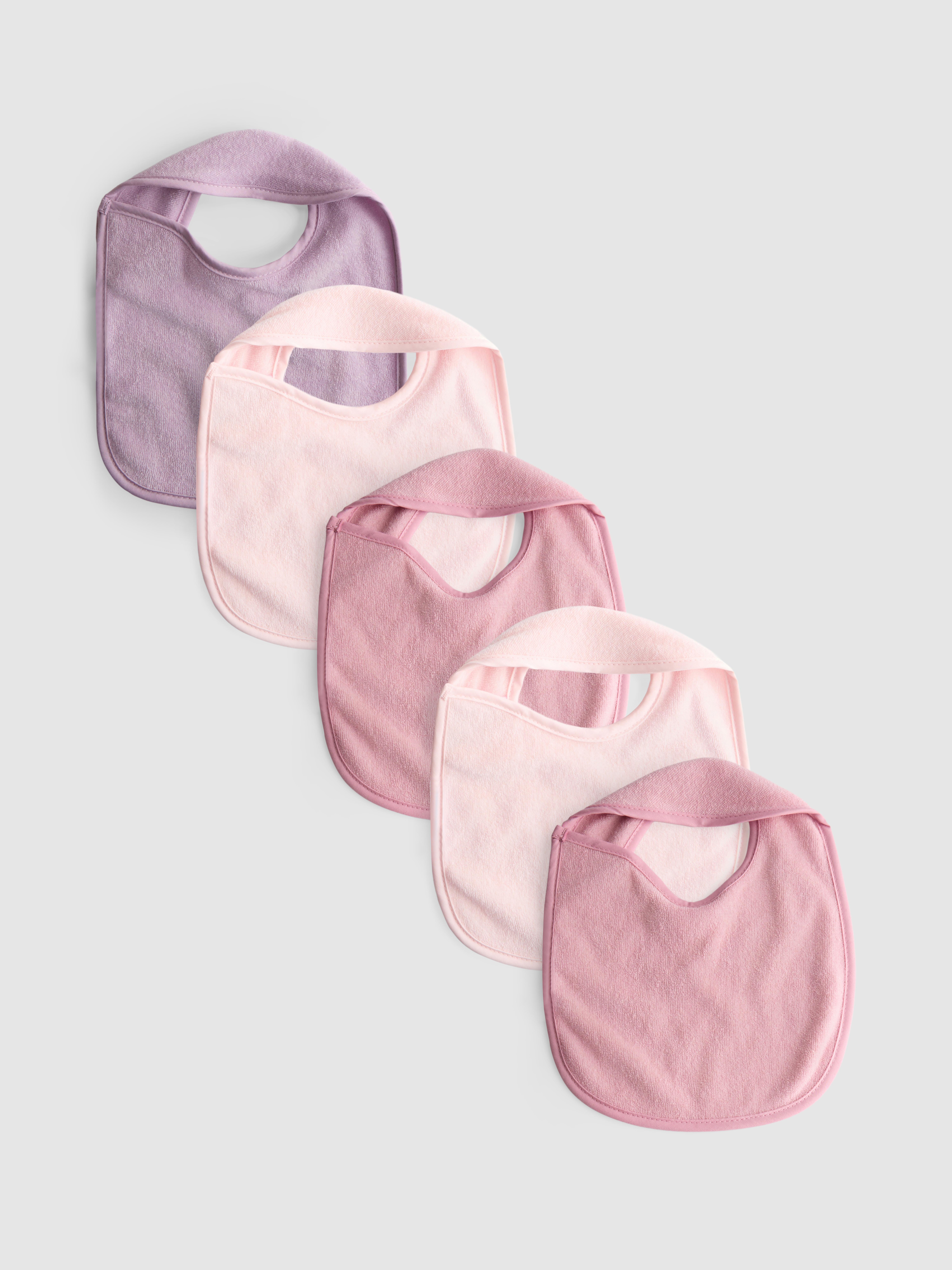 5pk Cotton-Rich Bibs